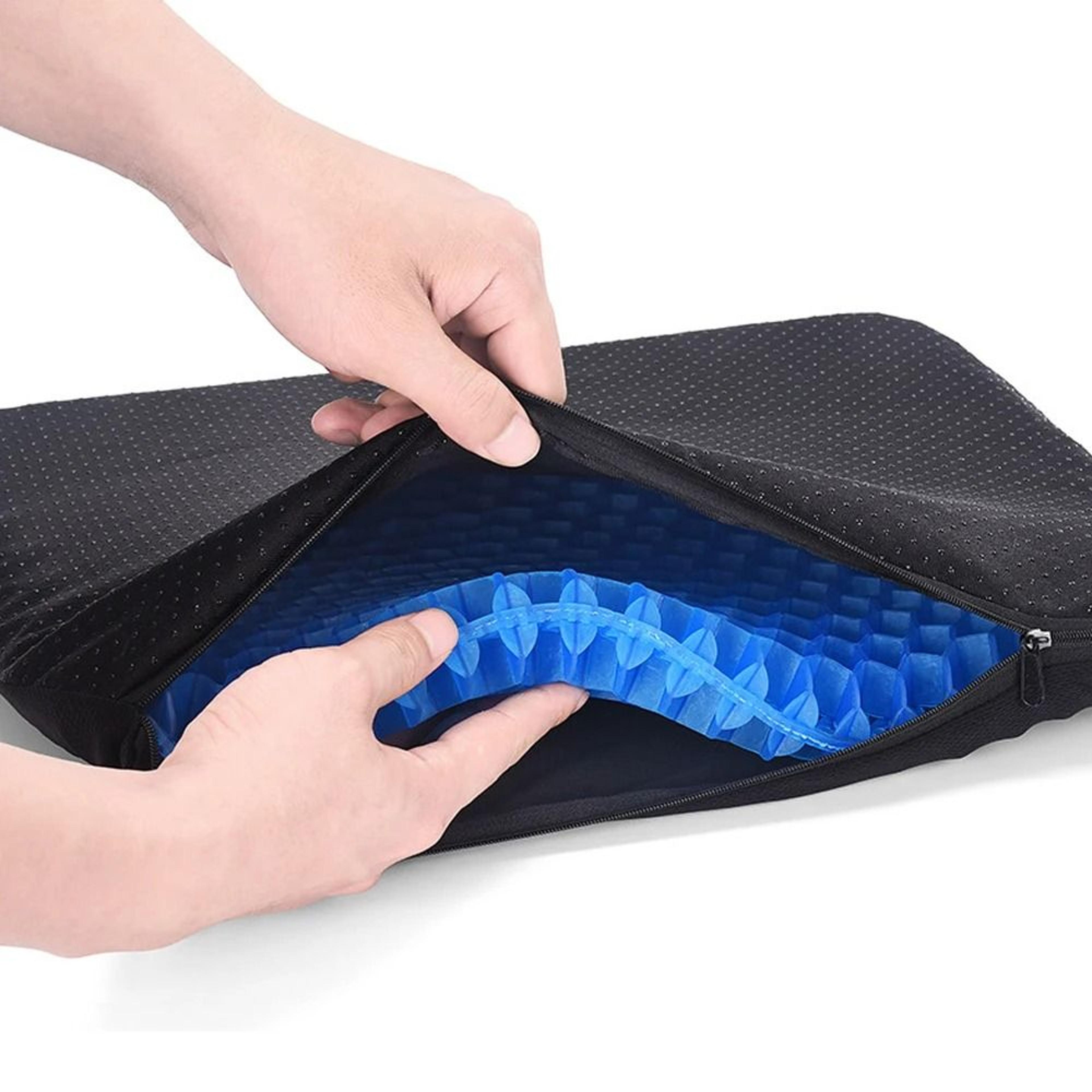 Car Gel Seat Cushion Breathable Cooling Pad Pressure Relief Universal Honeycomb Butt Cushion For Of 5