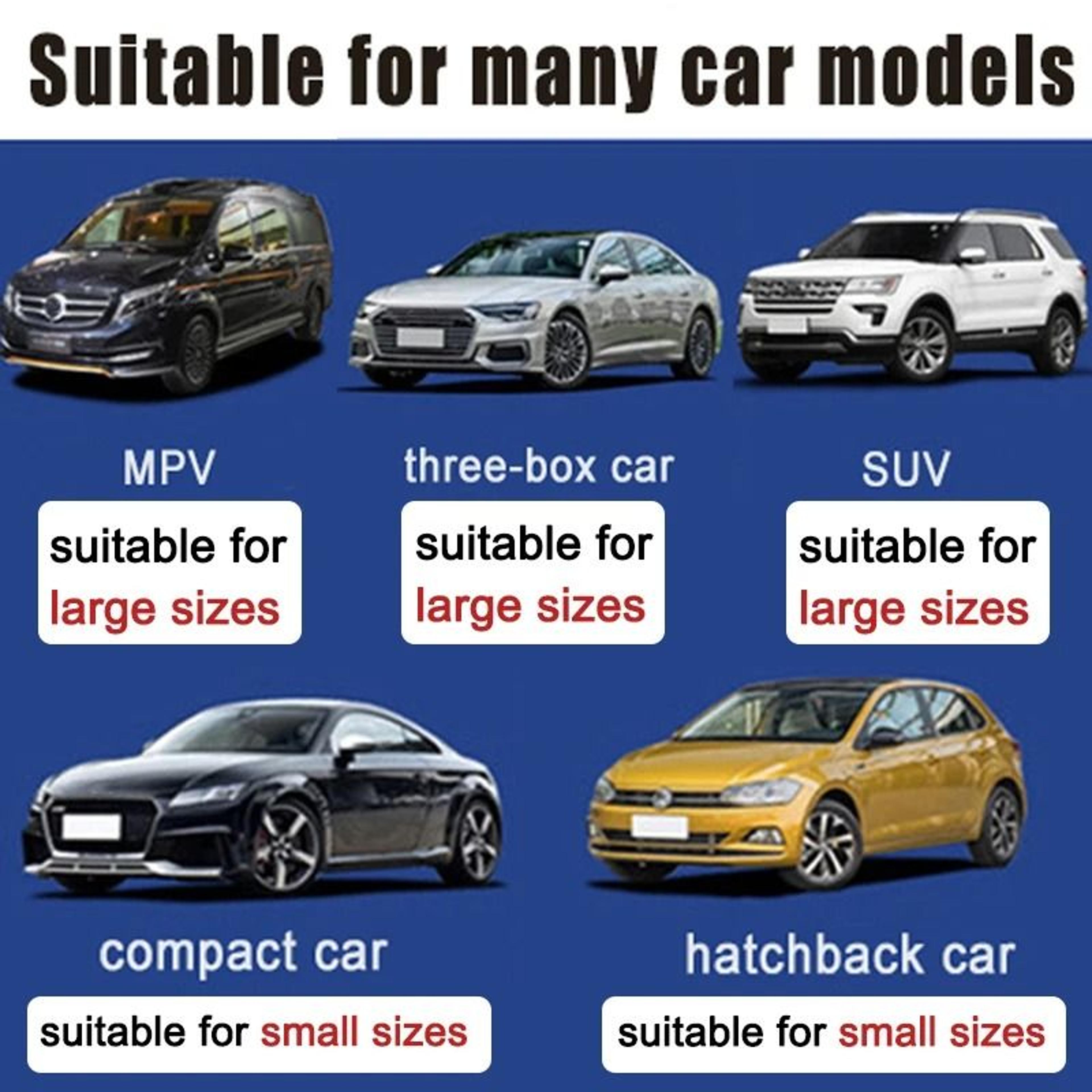 Car Sunshade Front Windshield Titanium Silver Thickened Sun Shade Cover Foldable UV Protection Inte 4