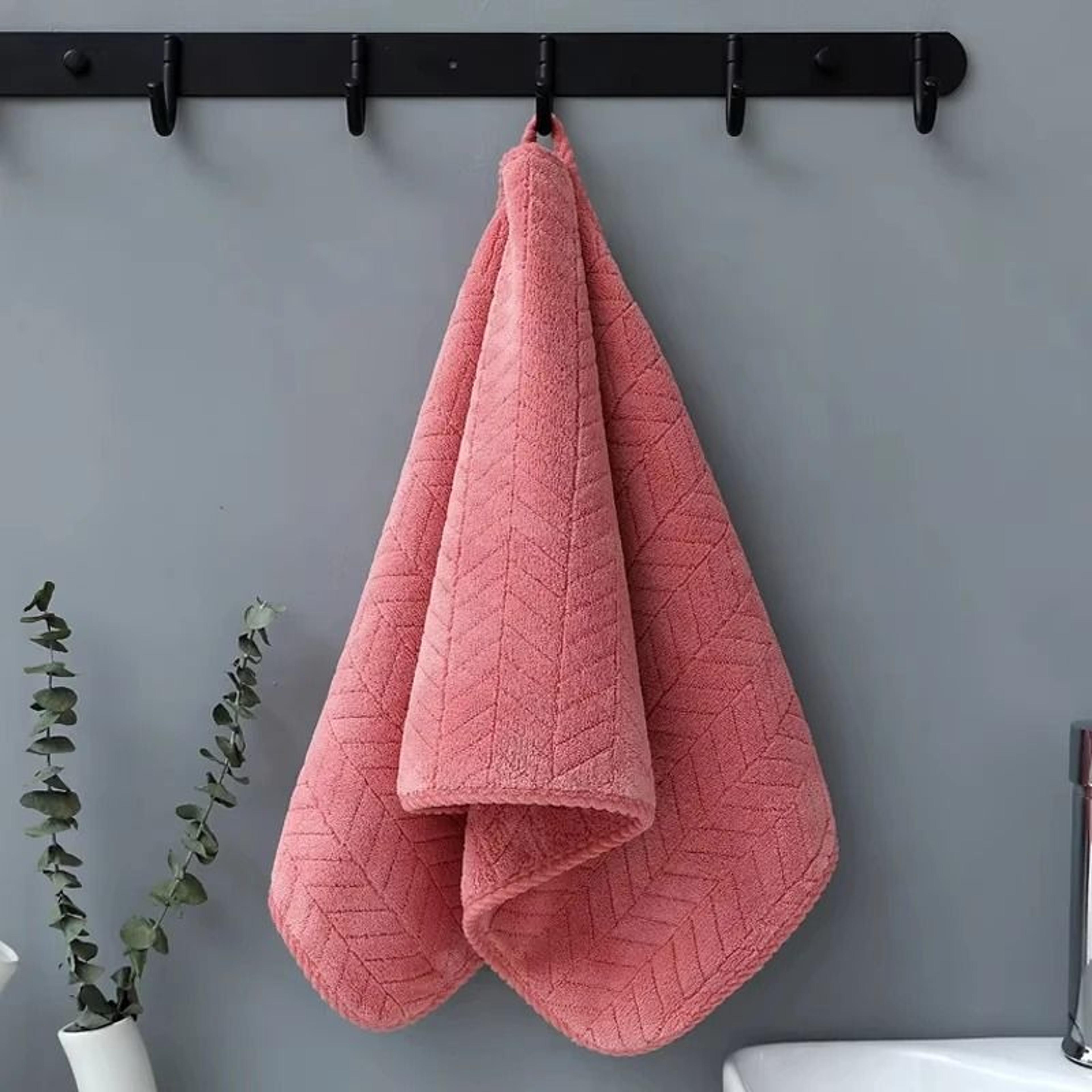 Soft Absorbent Microfiber Face And Hand Towel Quick Dry Non Shedding Hair Bath Towel For Bathroom F 7