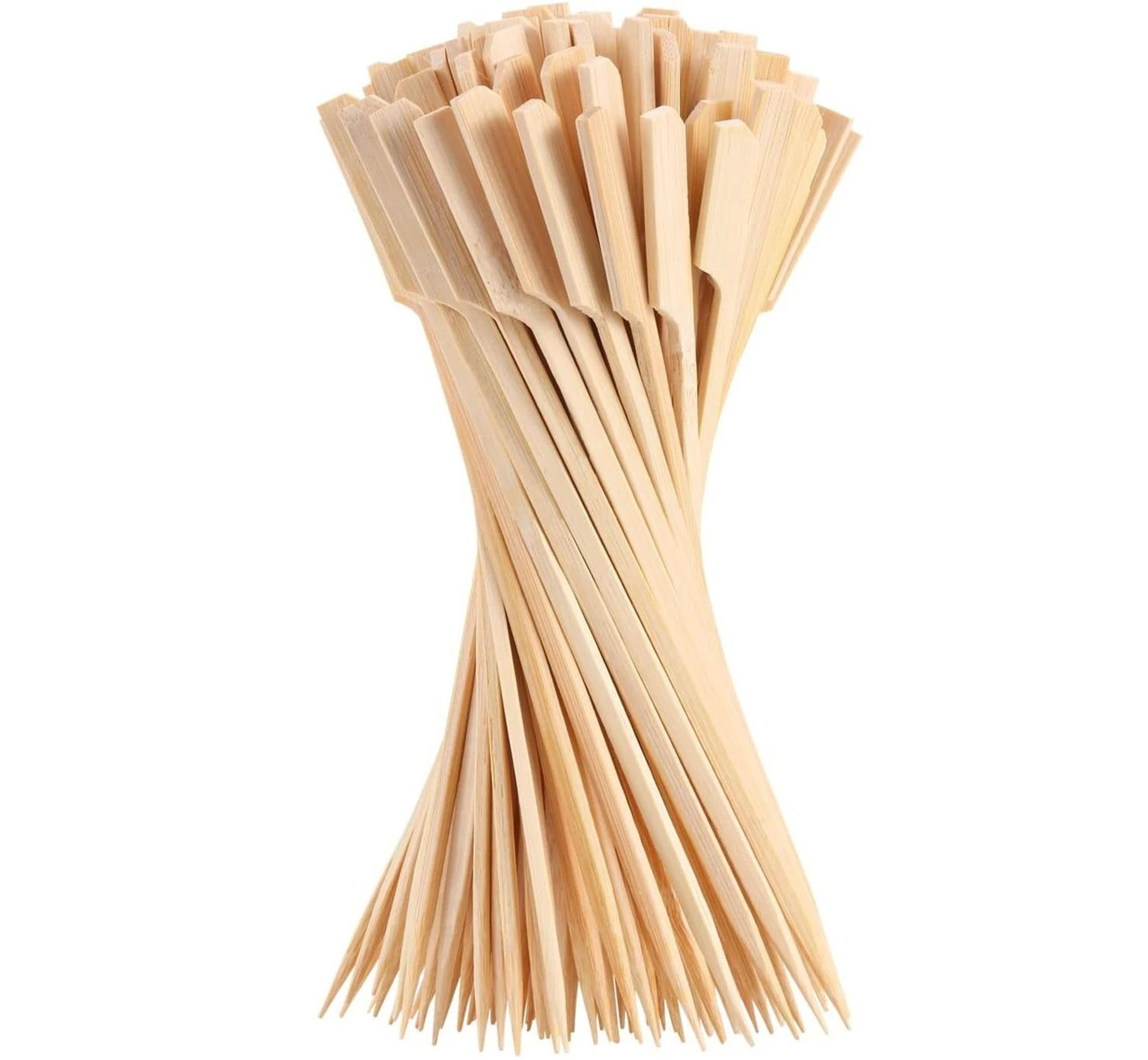 100 Pack Bamboo Cocktail Picks And Appetizer Skewers For Food And Drinks 6