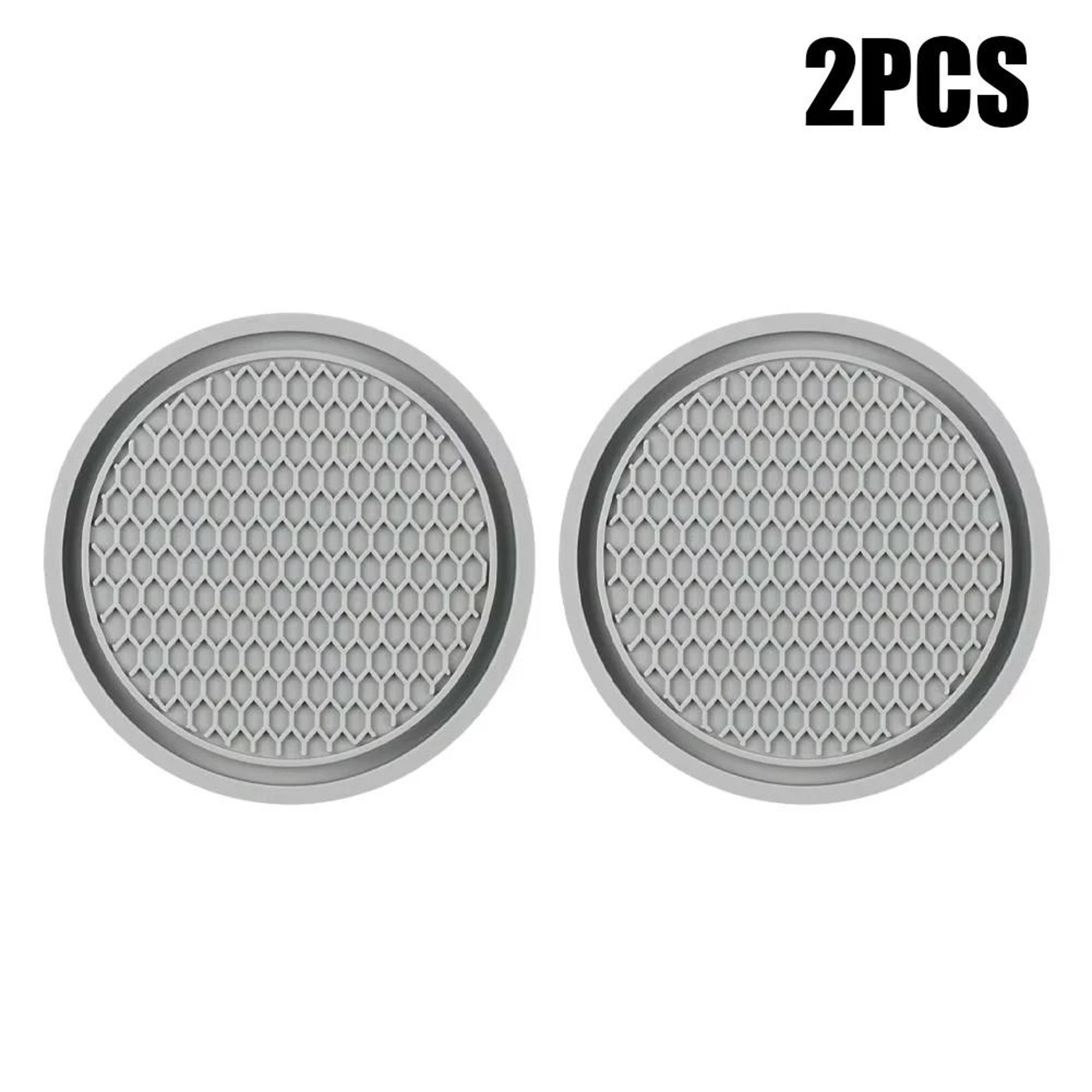 Universal Car Coasters Non Slip Cup Holder Rubber Mat Auto Interior Accessories 7