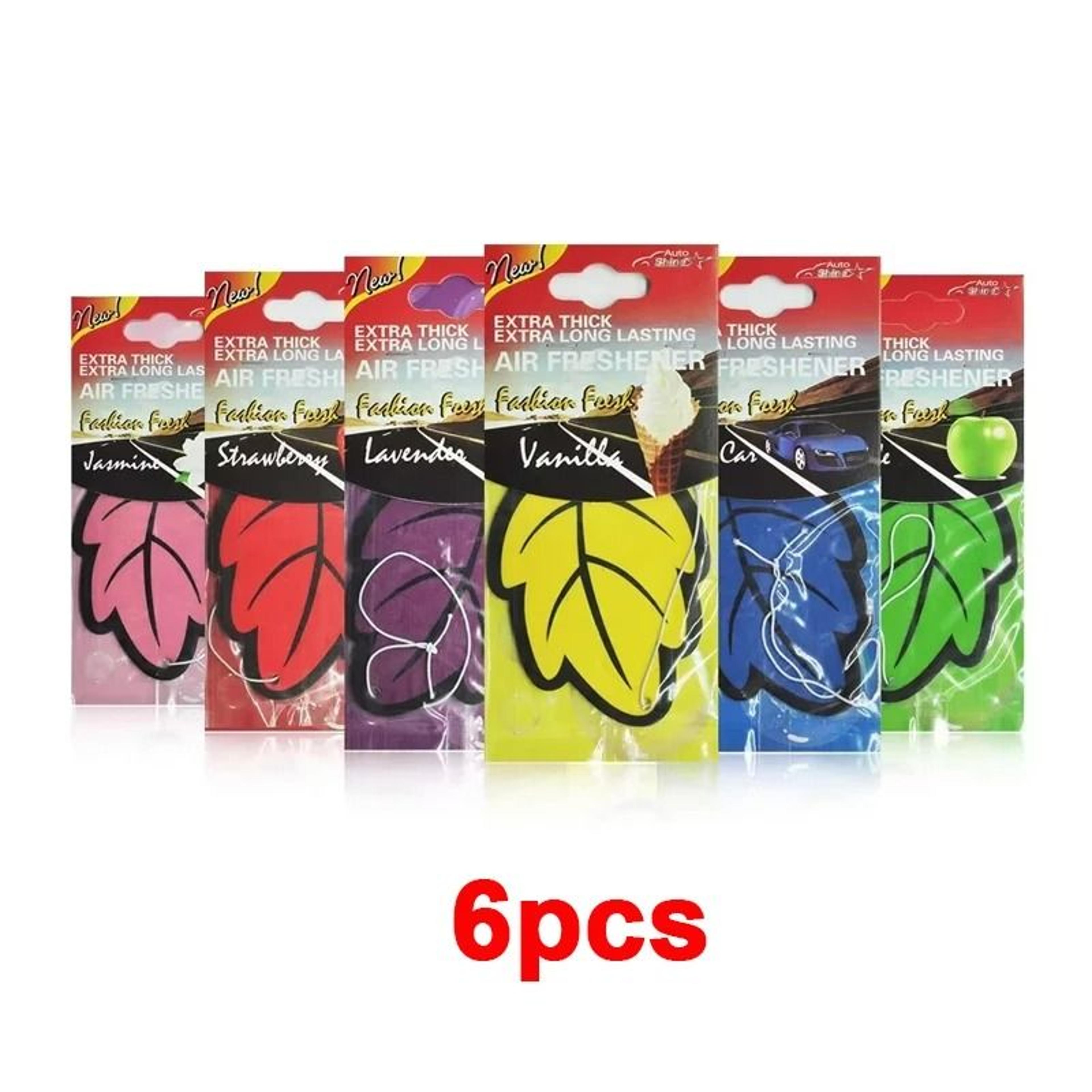 Car Air Freshener Hanging Fragrance Leaf Paper Odor Eliminator For Auto Interior 6