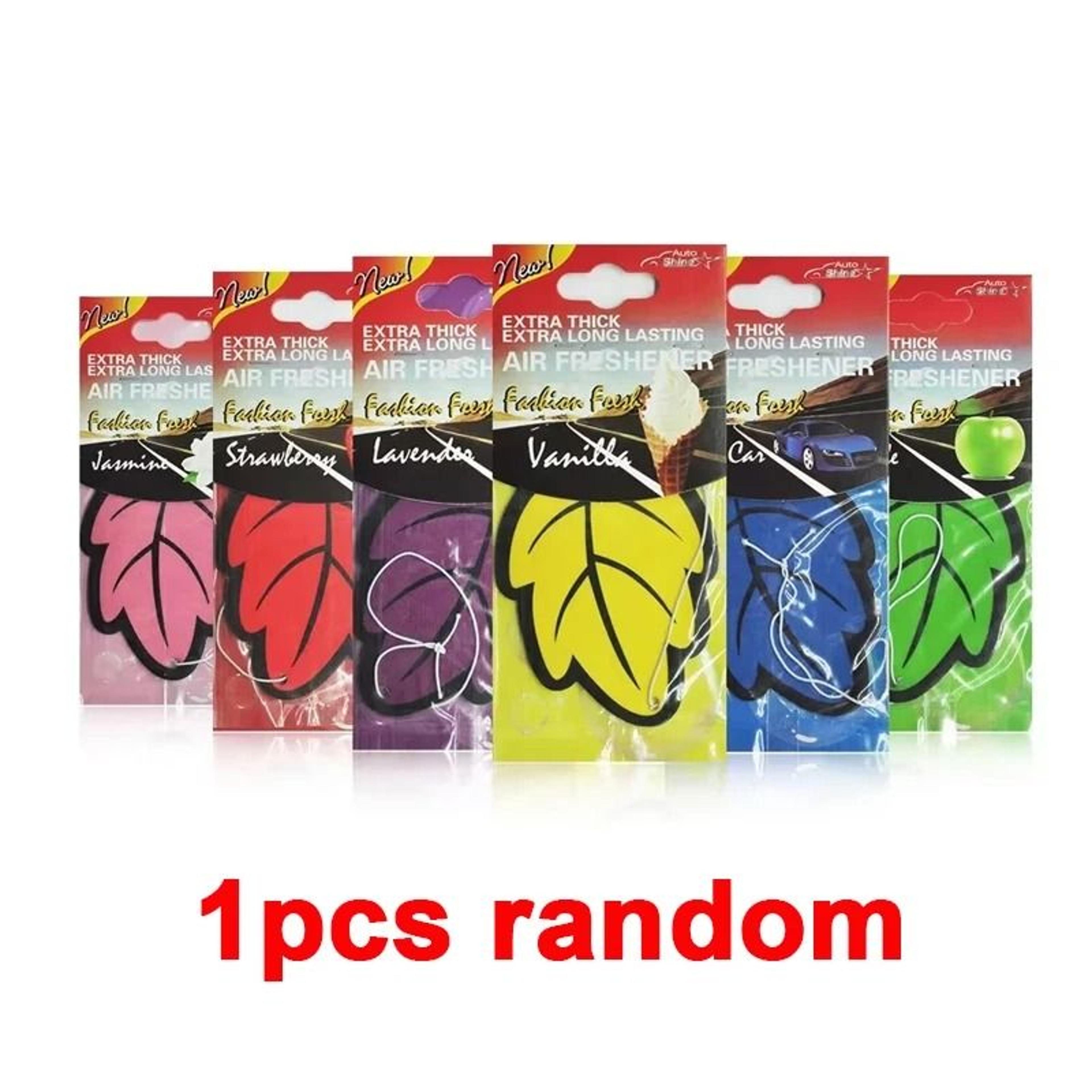 Car Air Freshener Hanging Fragrance Leaf Paper Odor Eliminator For Auto Interior 8