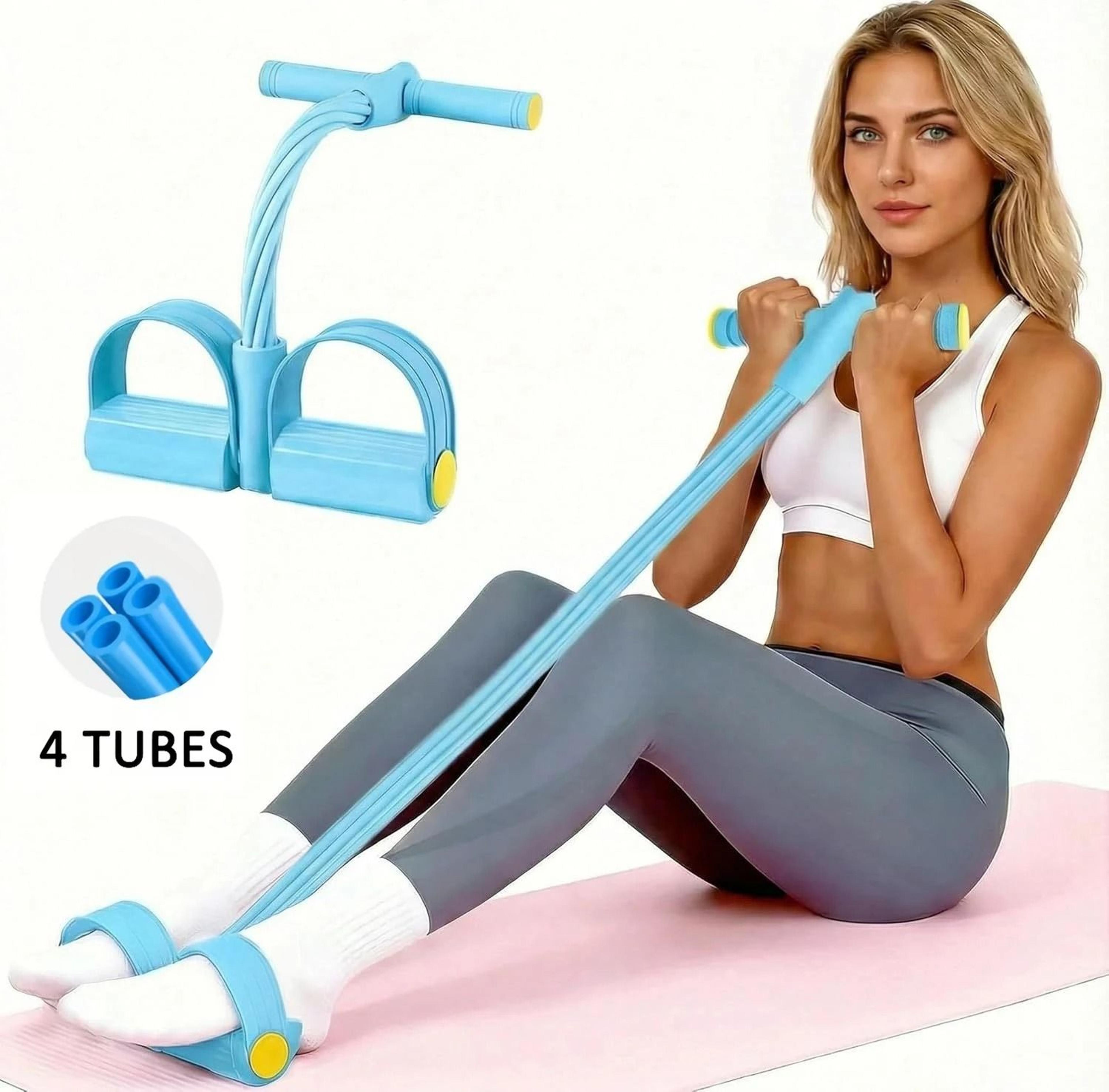 Pedal Resistance Band Elastic Pull Rope Sit Up Exerciser For Home Gym Yoga Abdominals 6