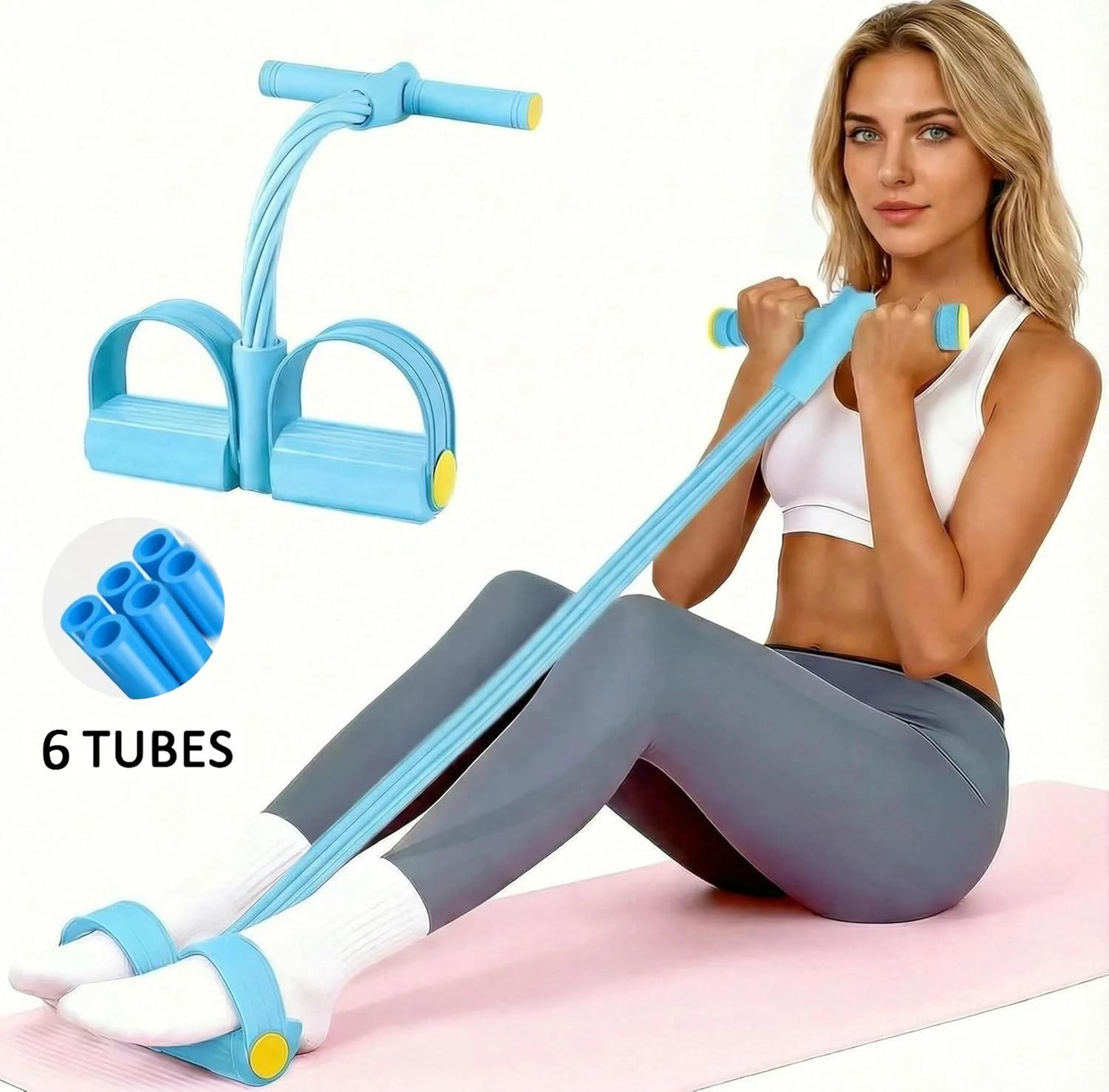Pedal Resistance Band Elastic Pull Rope Sit Up Exerciser For Home Gym Yoga Abdominals 8