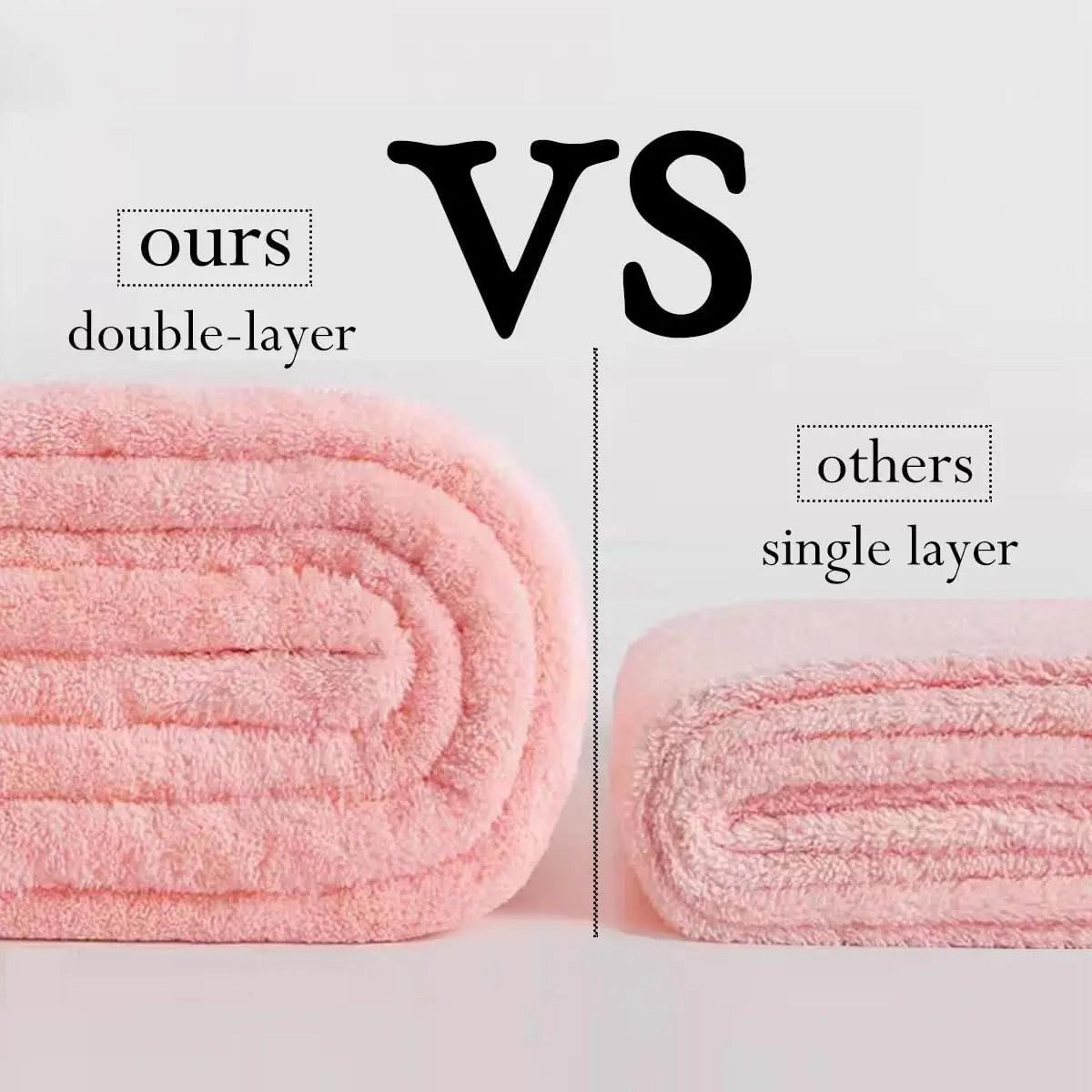 Quick Dry Microfiber Hair Towel Wrap Soft Coral Fleece Drying Cap Turbans 2