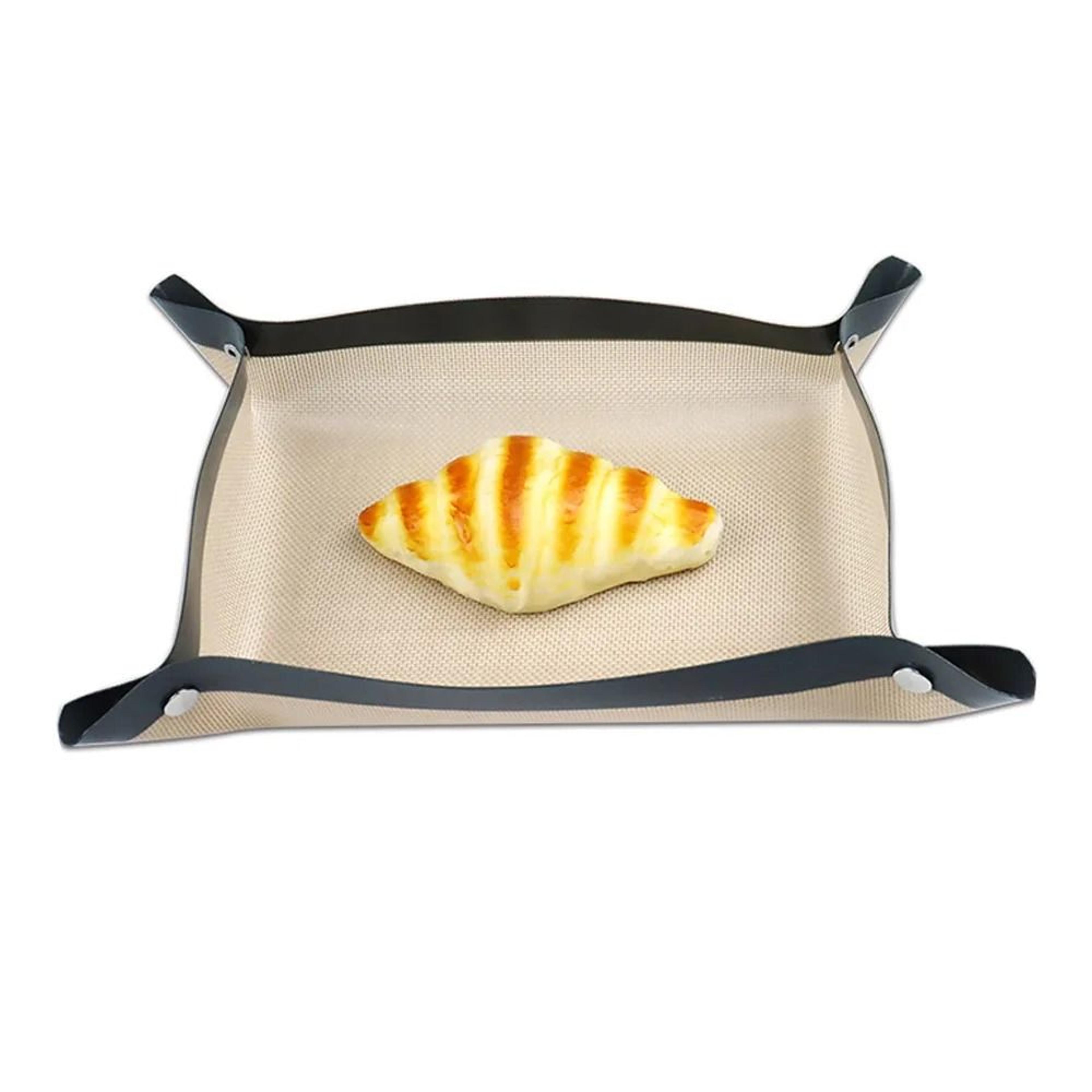 Baking Mat Silicone Leakproof Cookie Tray Non Stick Baking Basket Heat Resistant Oven Liner 8