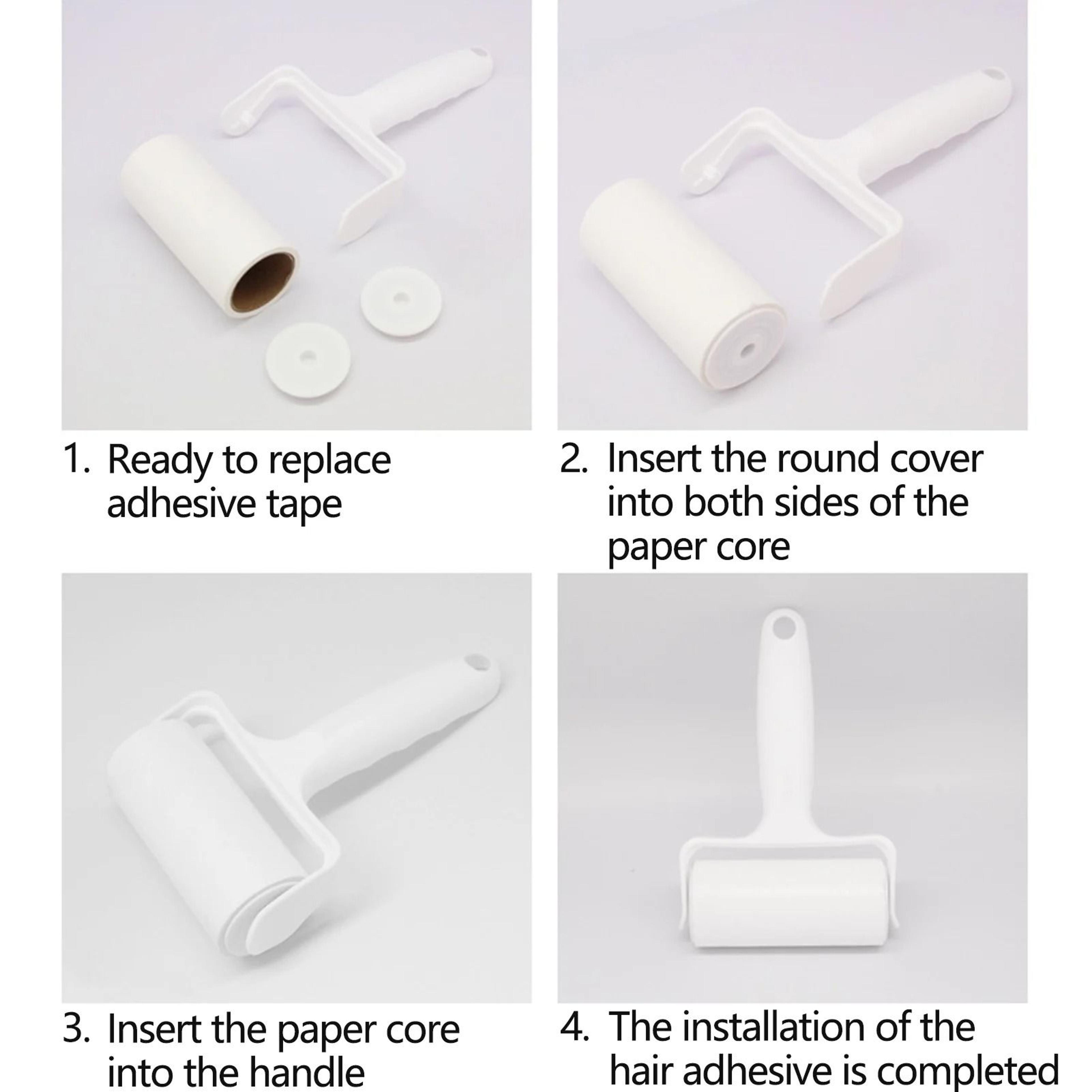 Extra Sticky Lint Roller Refills Standard Size Pet Hair Remover For Dog Cat Fur 5