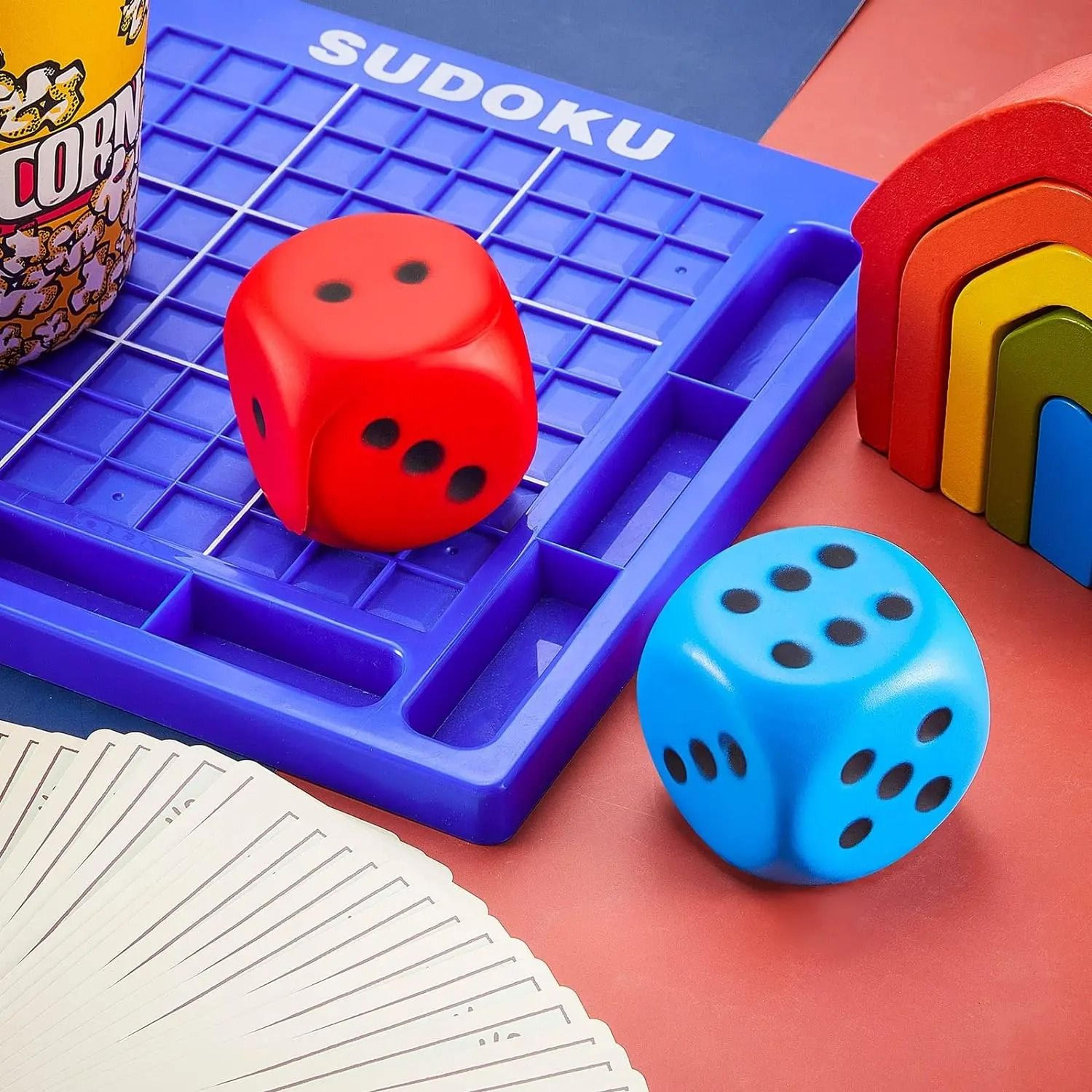 Large Foam Dice Set Soft Jumbo 6 Sided Dot Rebound Dice 5