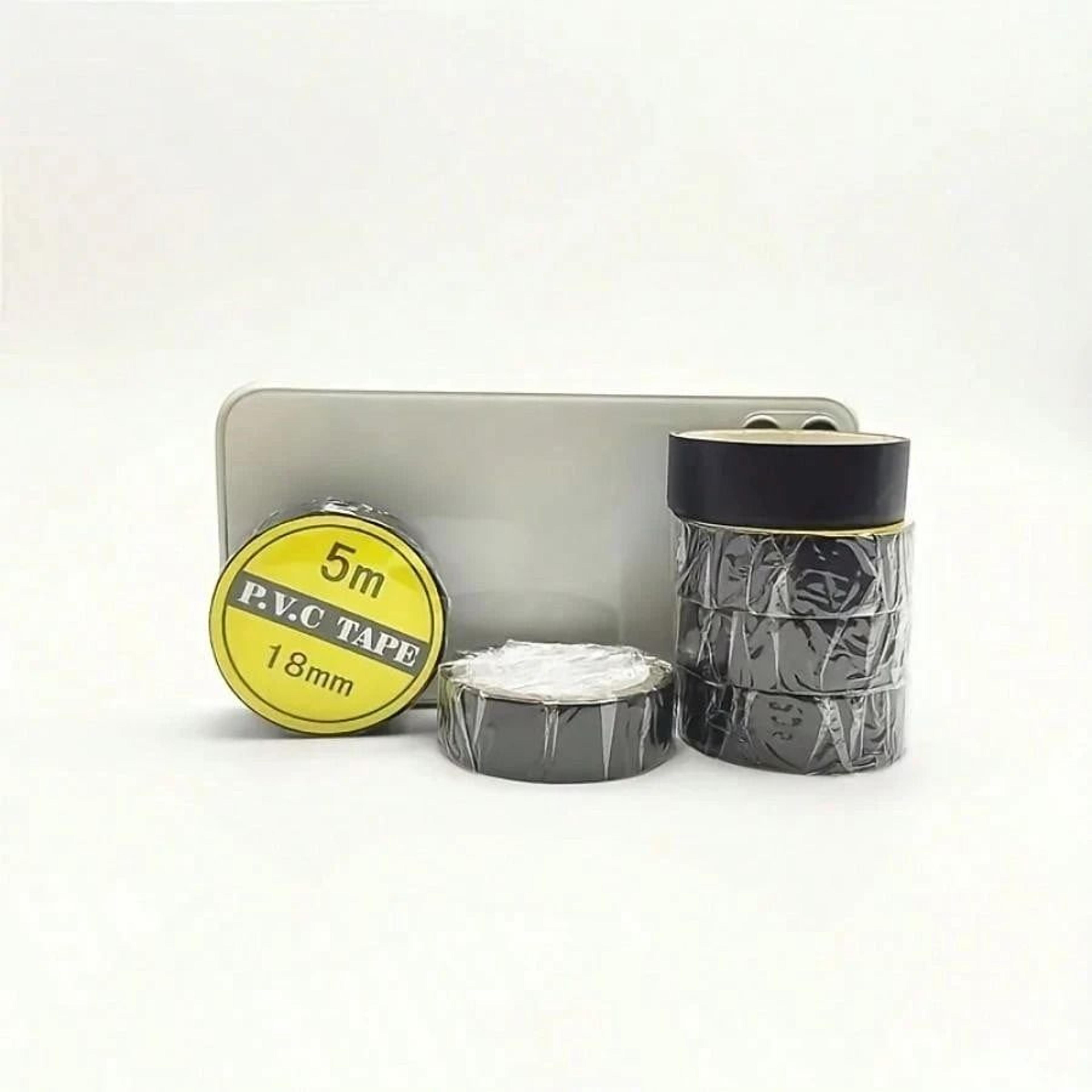 High Temperature Resistant Black Electrical Tape Plastic Insulating Tape Set 3