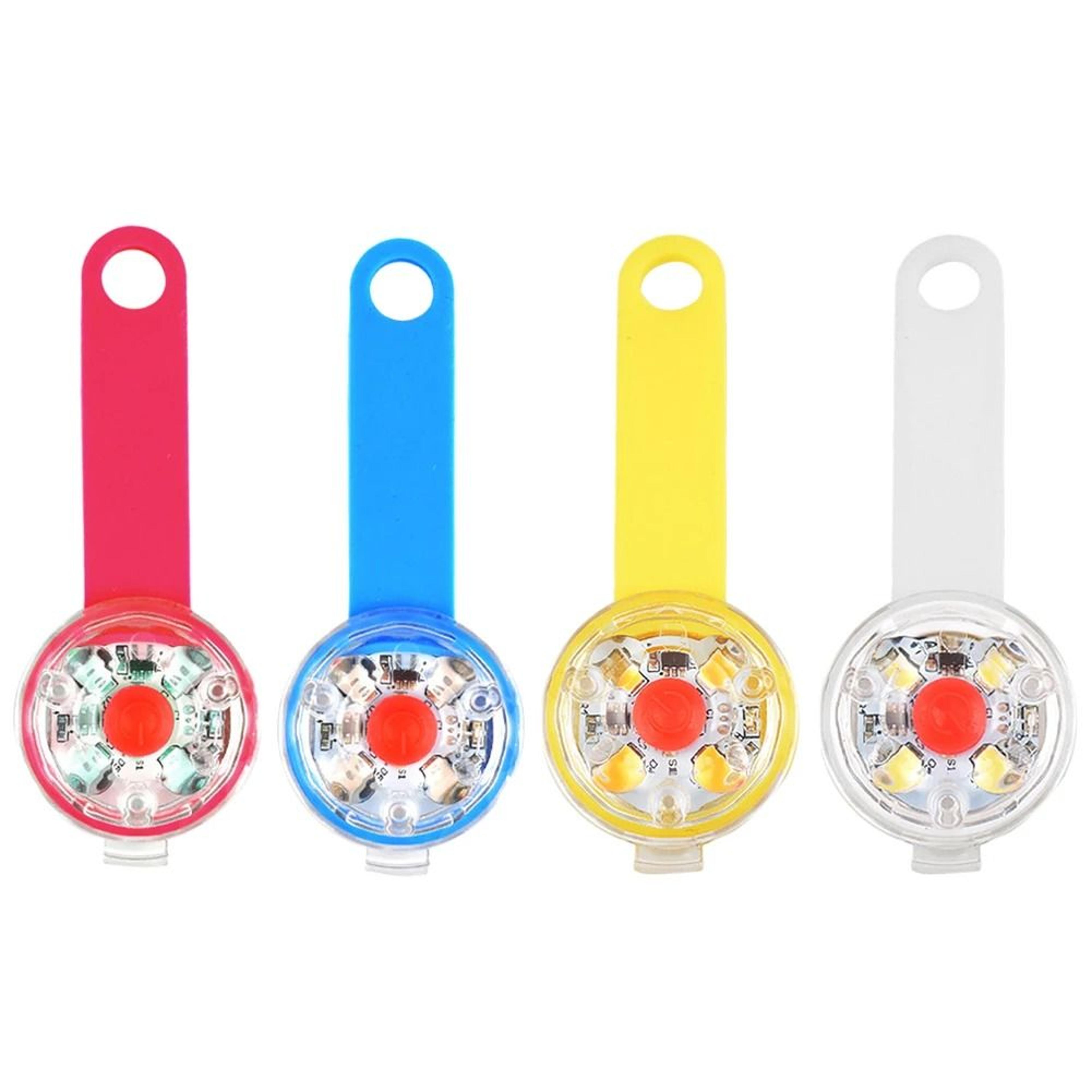 USB Rechargeable LED Dog Collar Light Waterproof Safety Flashing Tag Pendant 2
