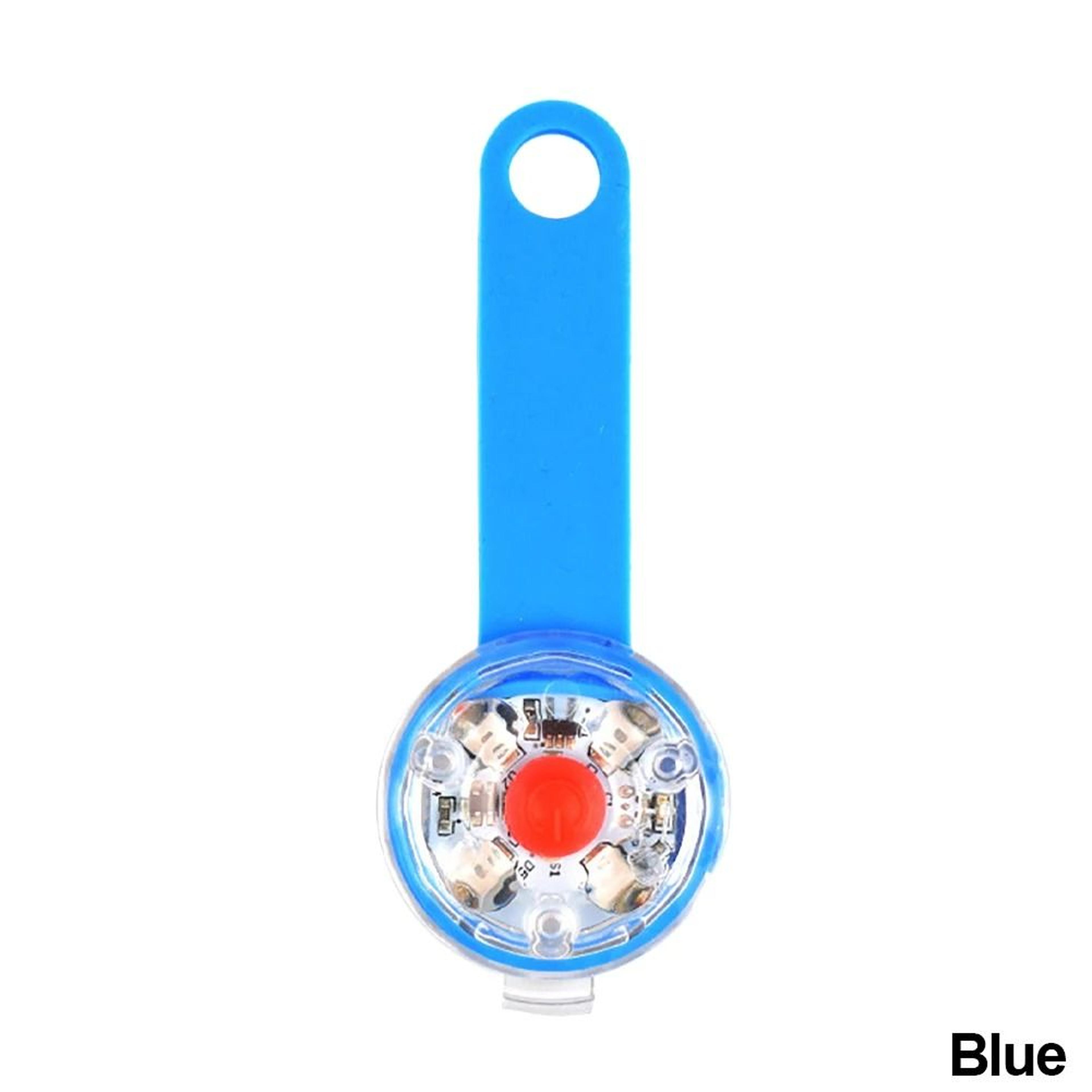 USB Rechargeable LED Dog Collar Light Waterproof Safety Flashing Tag Pendant 8