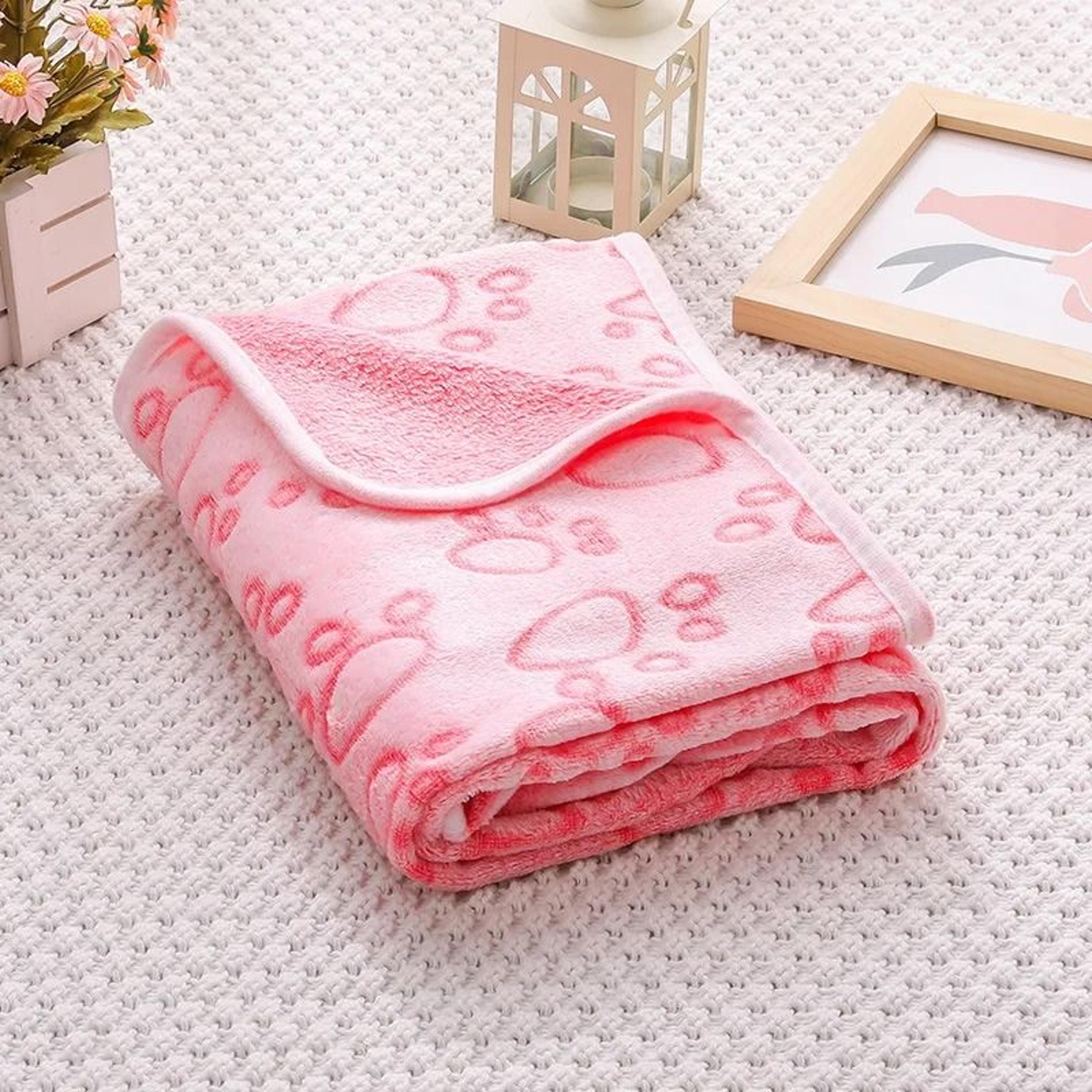 Autumn Winter Soft Fluffy Pet Blanket Cute Cartoon Pattern Warm Plush Cat Dog Mat 8