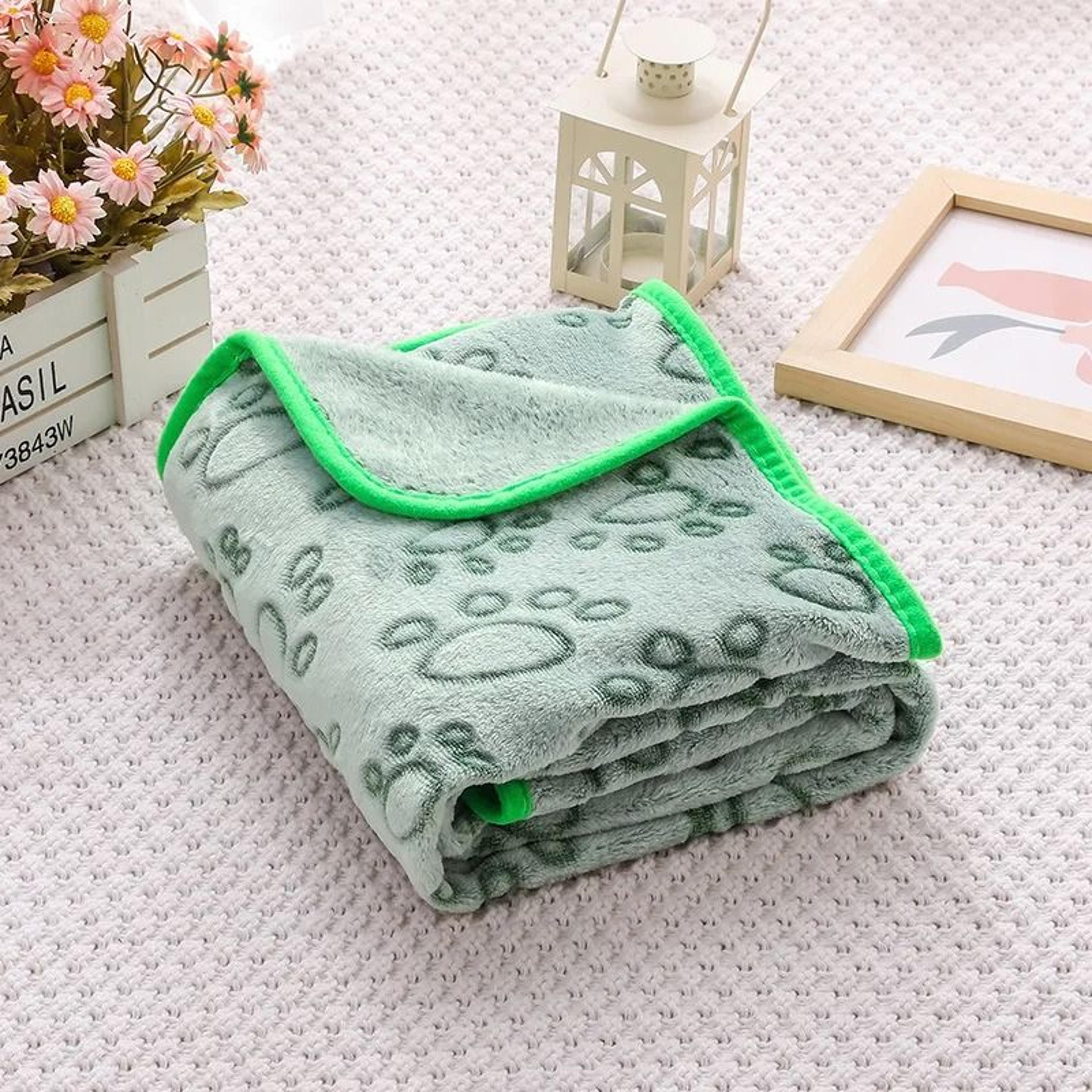 Autumn Winter Soft Fluffy Pet Blanket Cute Cartoon Pattern Warm Plush Cat Dog Mat 9