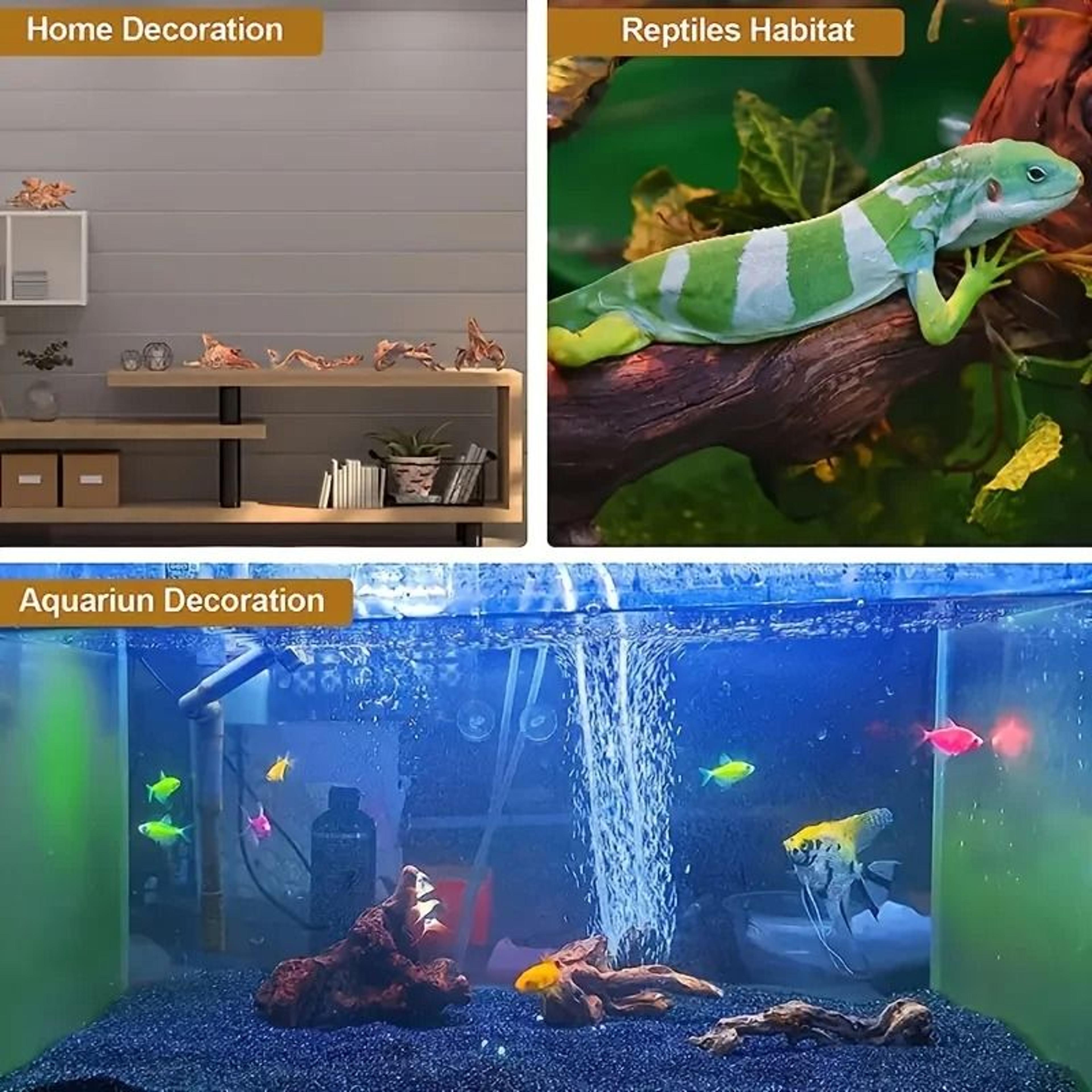 Natural Dead Wood Sinkable Driftwood Aquarium Rhododendron Branch Landscape Decor 4