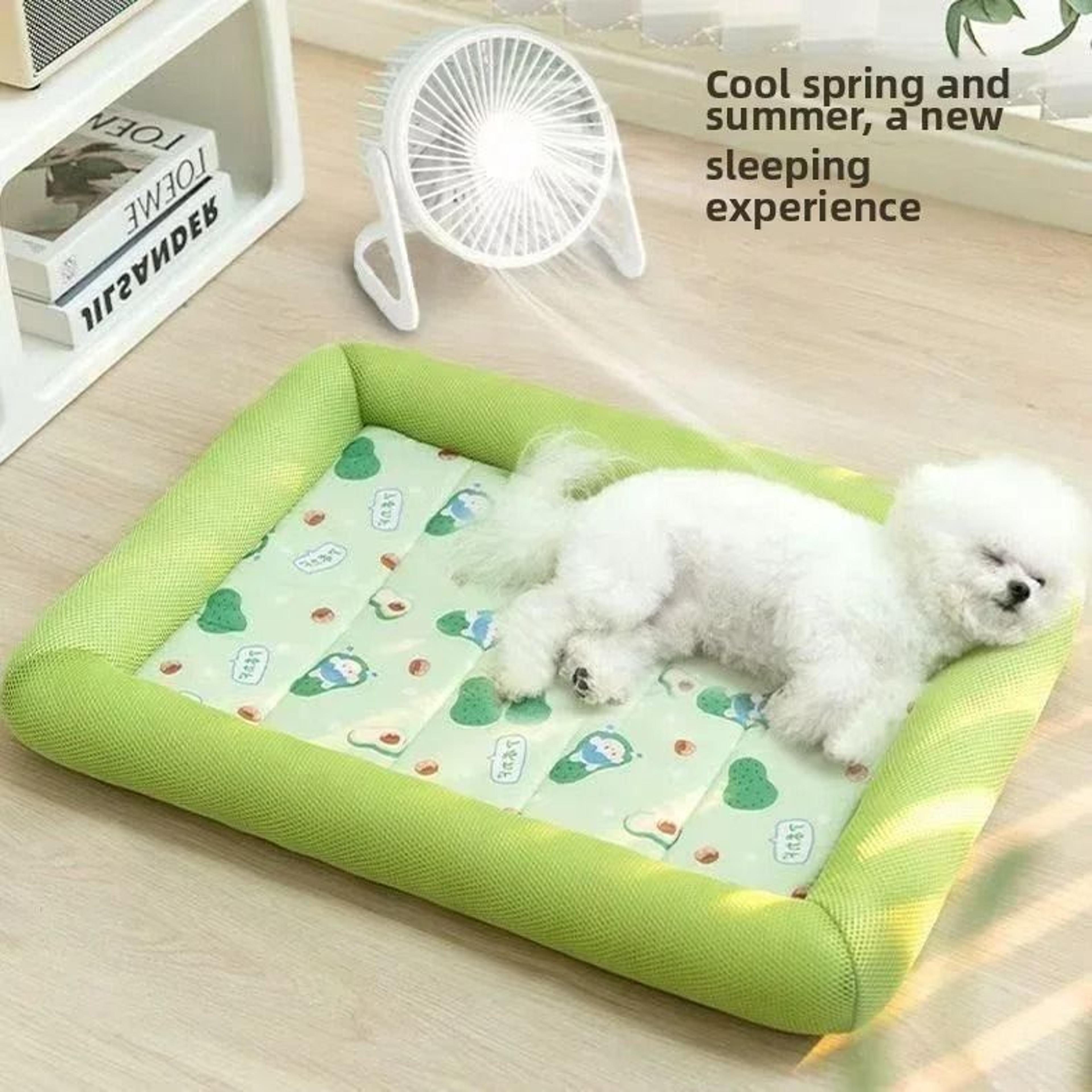 summer cooling pet bed breathable pad mat cushion for dogs and cats