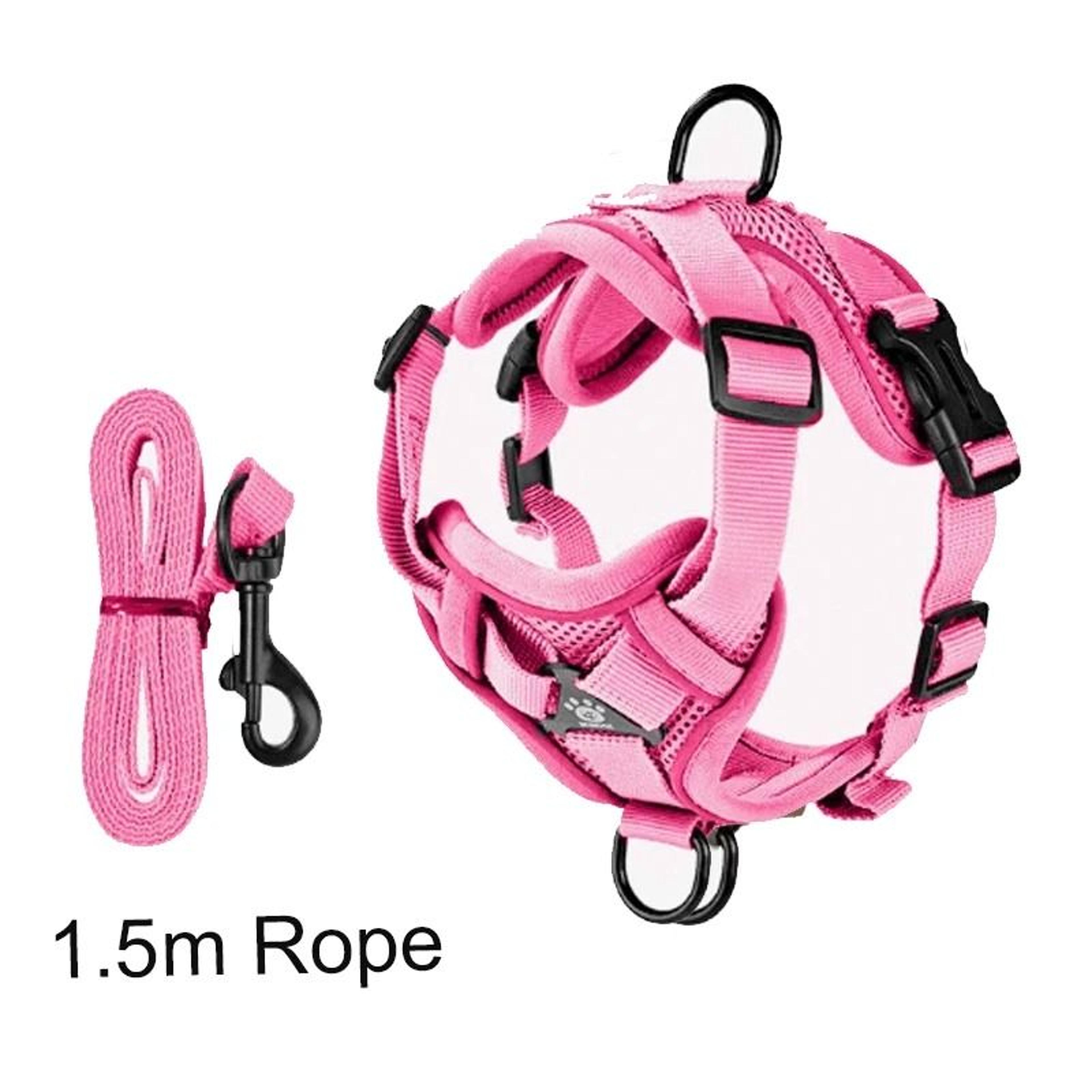 Adjustable Reflective Dog Harness And Leash Set Soft Vest For Small Medium Pets 7