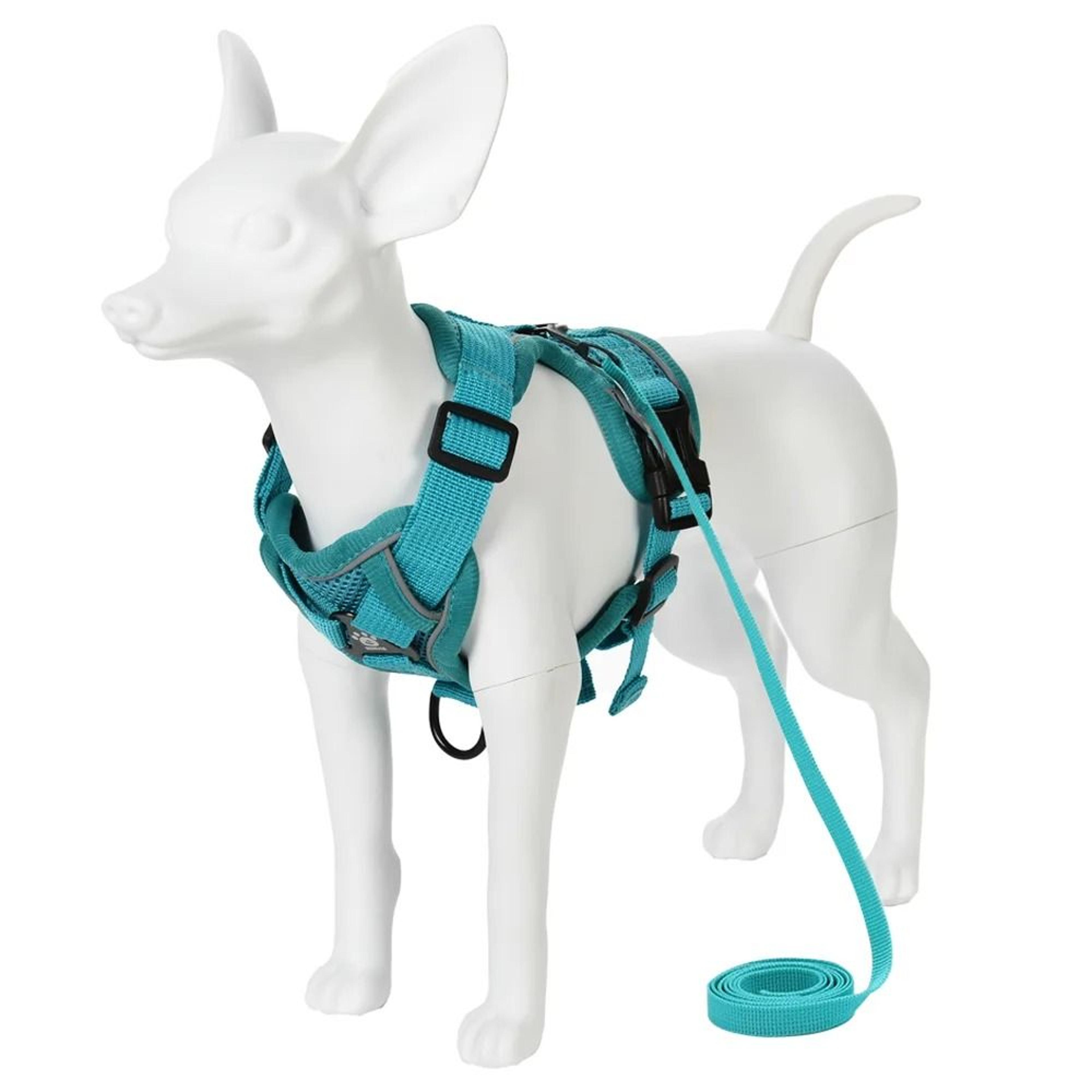 Adjustable Reflective Dog Harness And Leash Set Soft Vest For Small Medium Pets 5