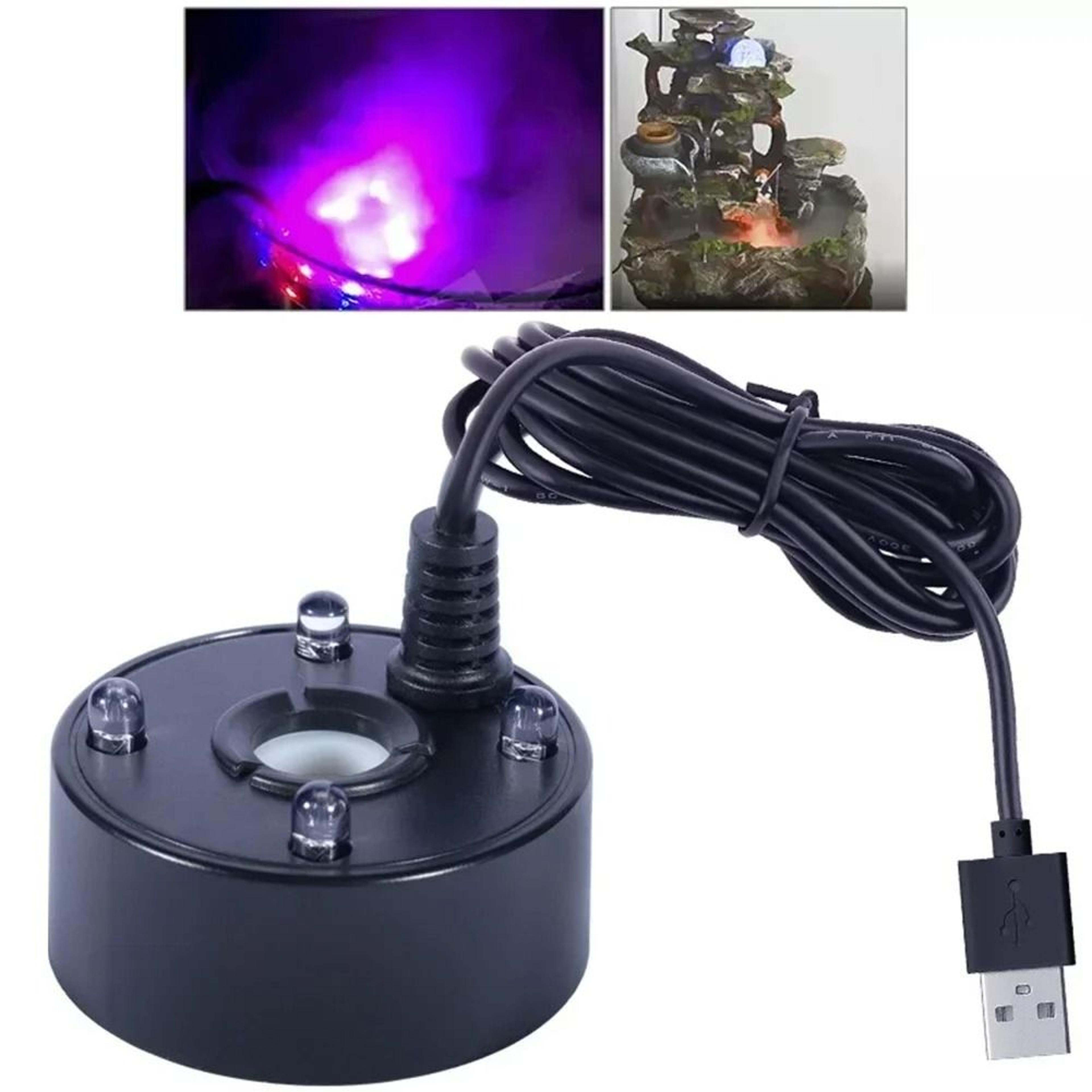 5V USB Mist Maker Fogger With Colorful LED Lights Ultrasonic Atomizer Sheet Module 1