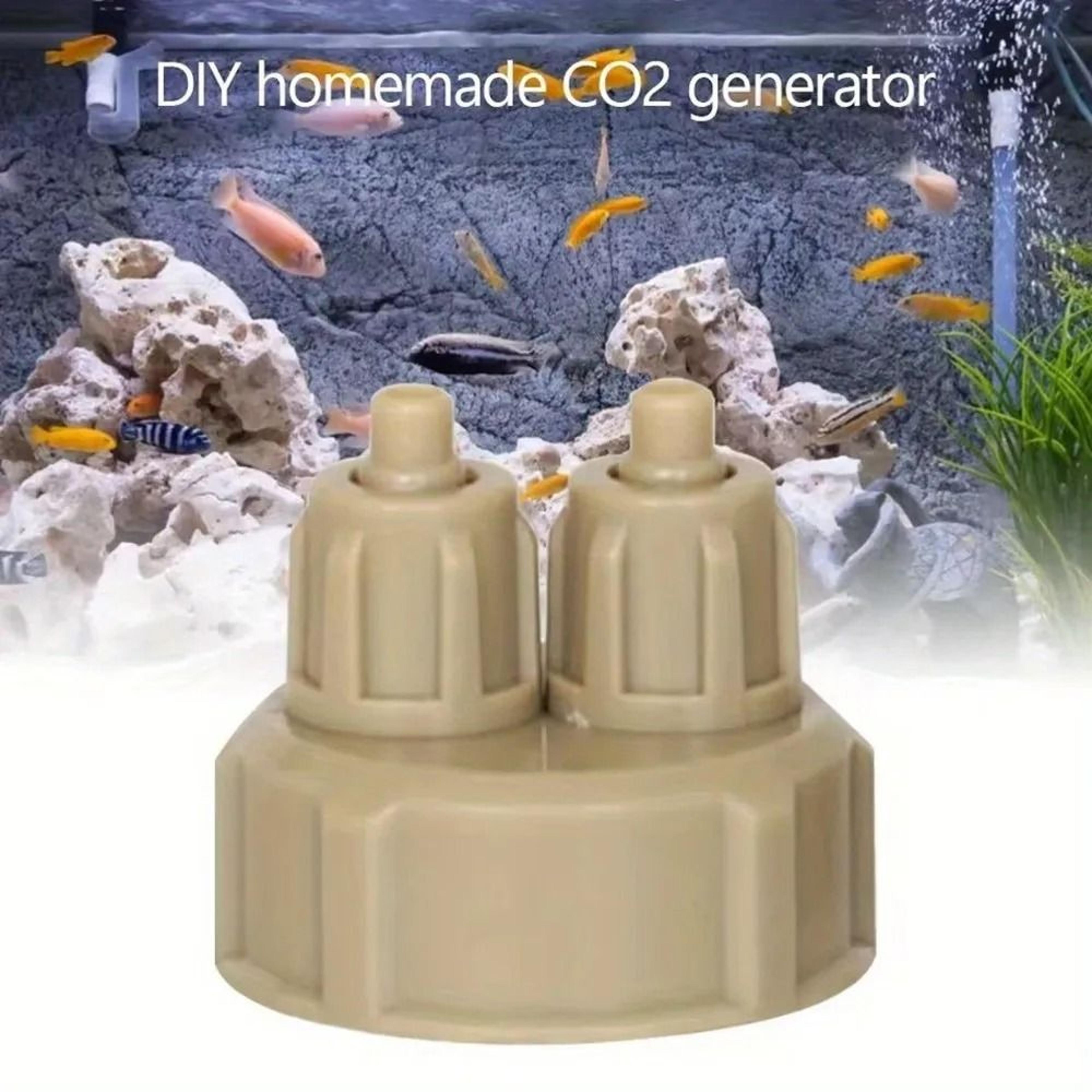 DIY Aquarium CO2 System Bottle Caps Kit Carbon Dioxide Generator Reactor Connector 1