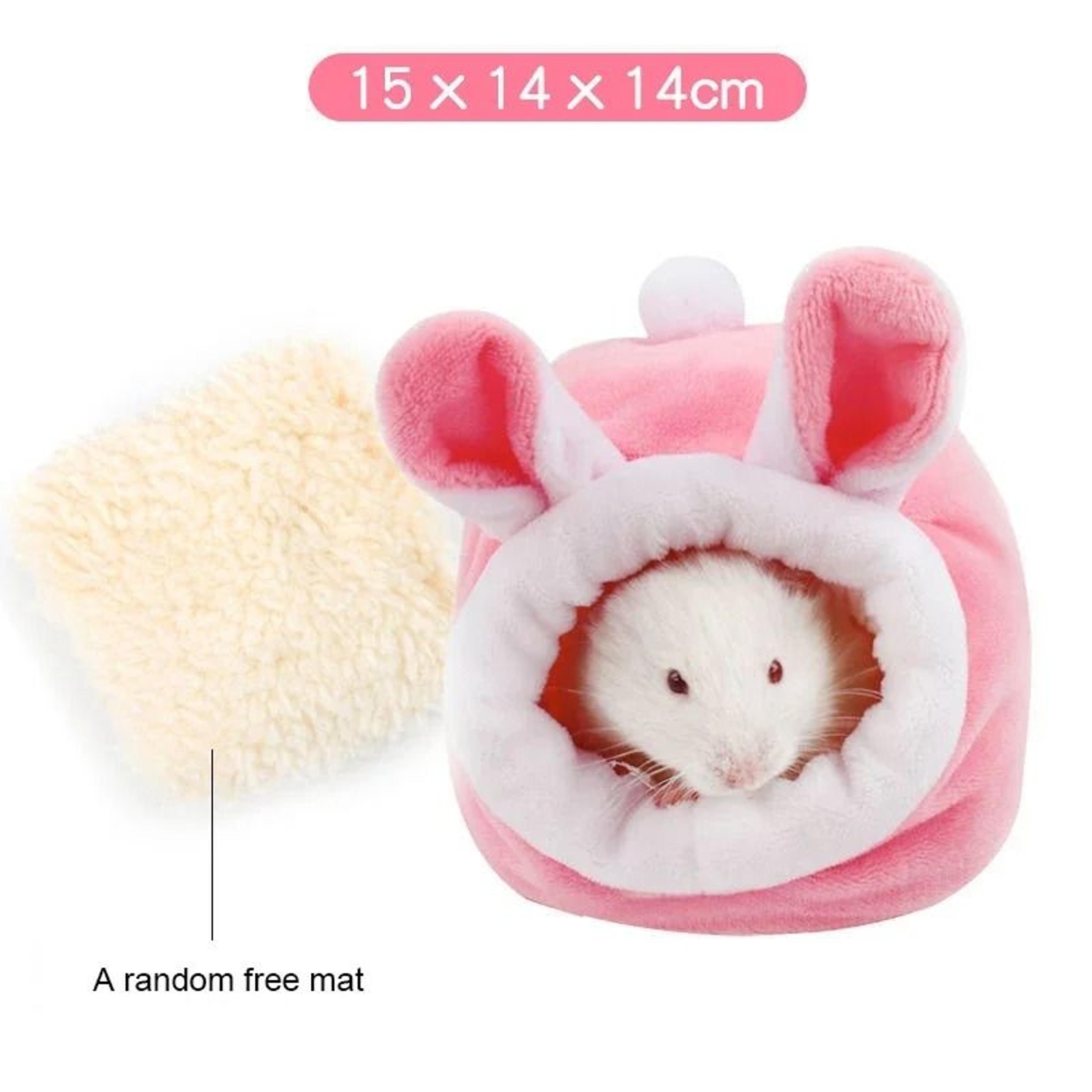 Soft Warm Insulated Small Pet Winter Bed Hanging Fleece House Hammock Cottage 13
