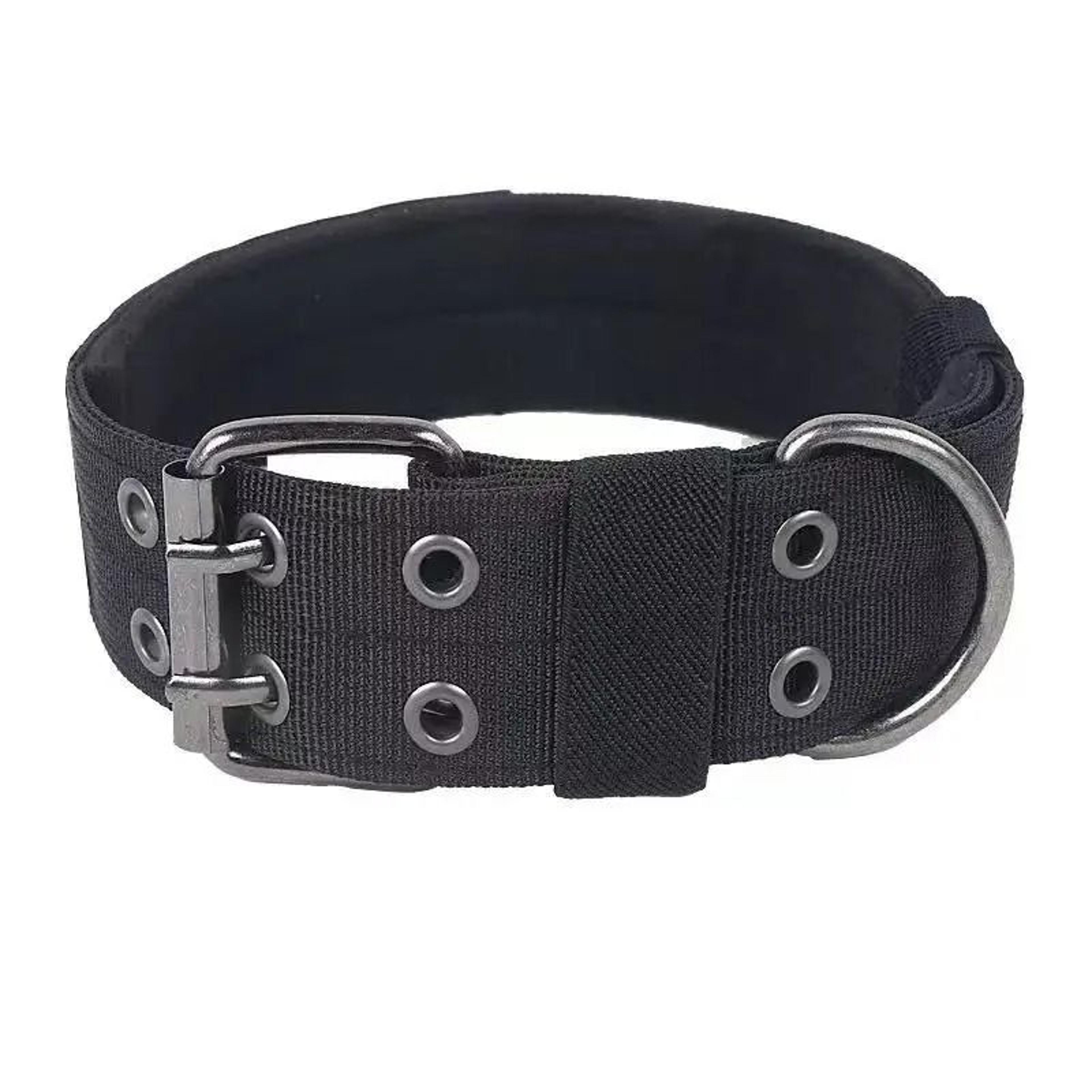 Outdoor Tactical Military Dog Collar HeavyDuty Metal Buckle Adjustable Training Collar 8