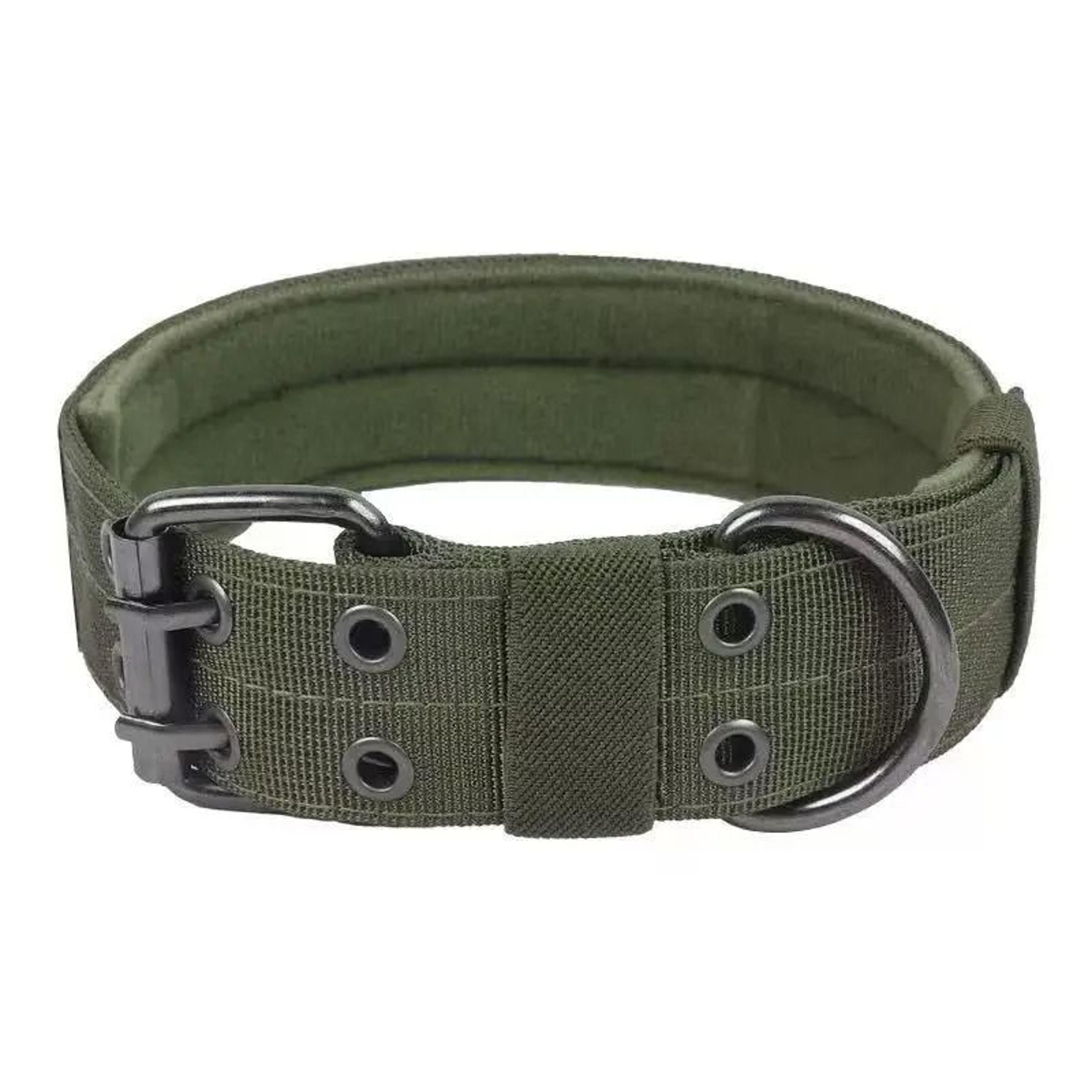 Outdoor Tactical Military Dog Collar HeavyDuty Metal Buckle Adjustable Training Collar 6