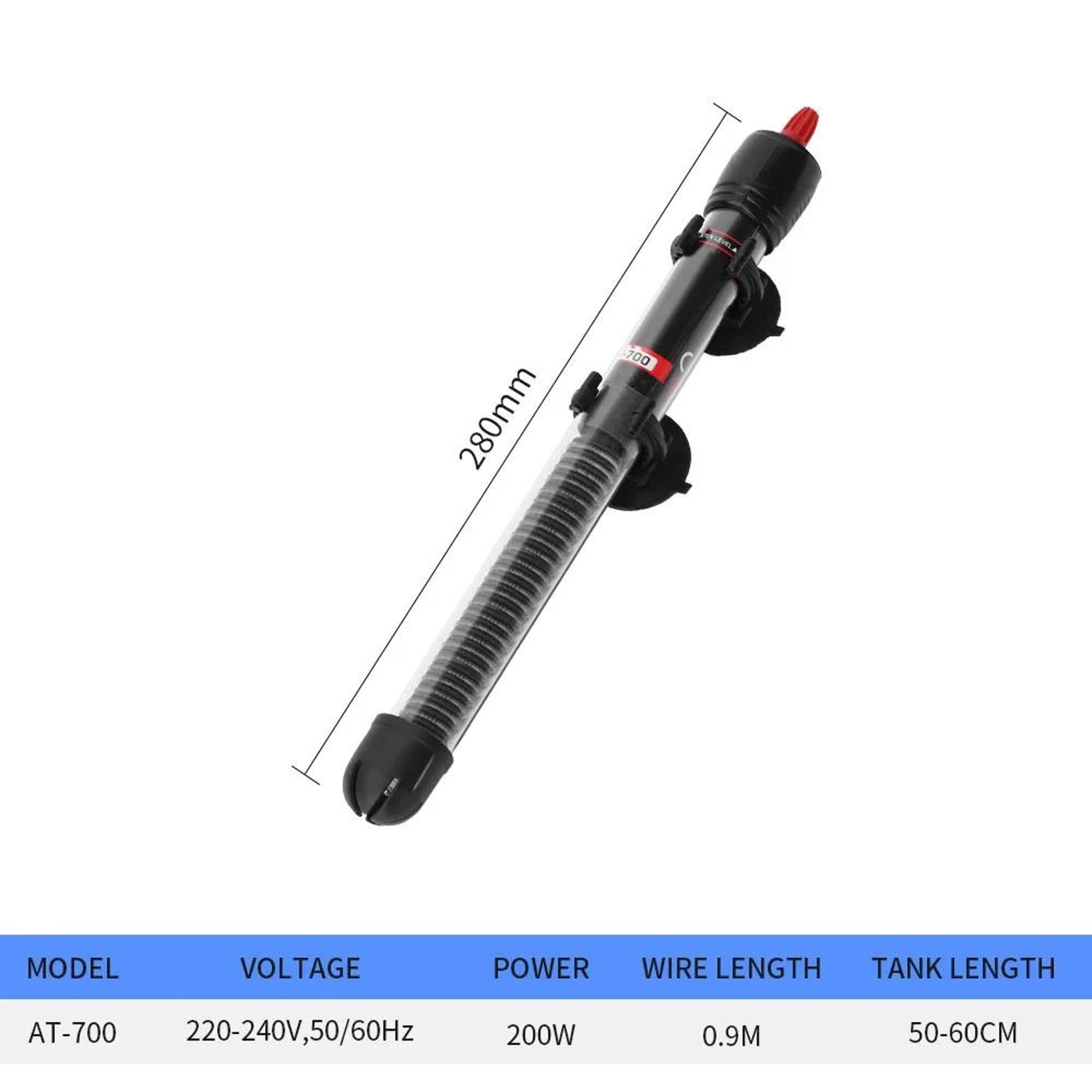 25W300W Aquarium Heating Rod Adjustable Sensitive Automatic Thermostat Heater For Fish Tanks 10