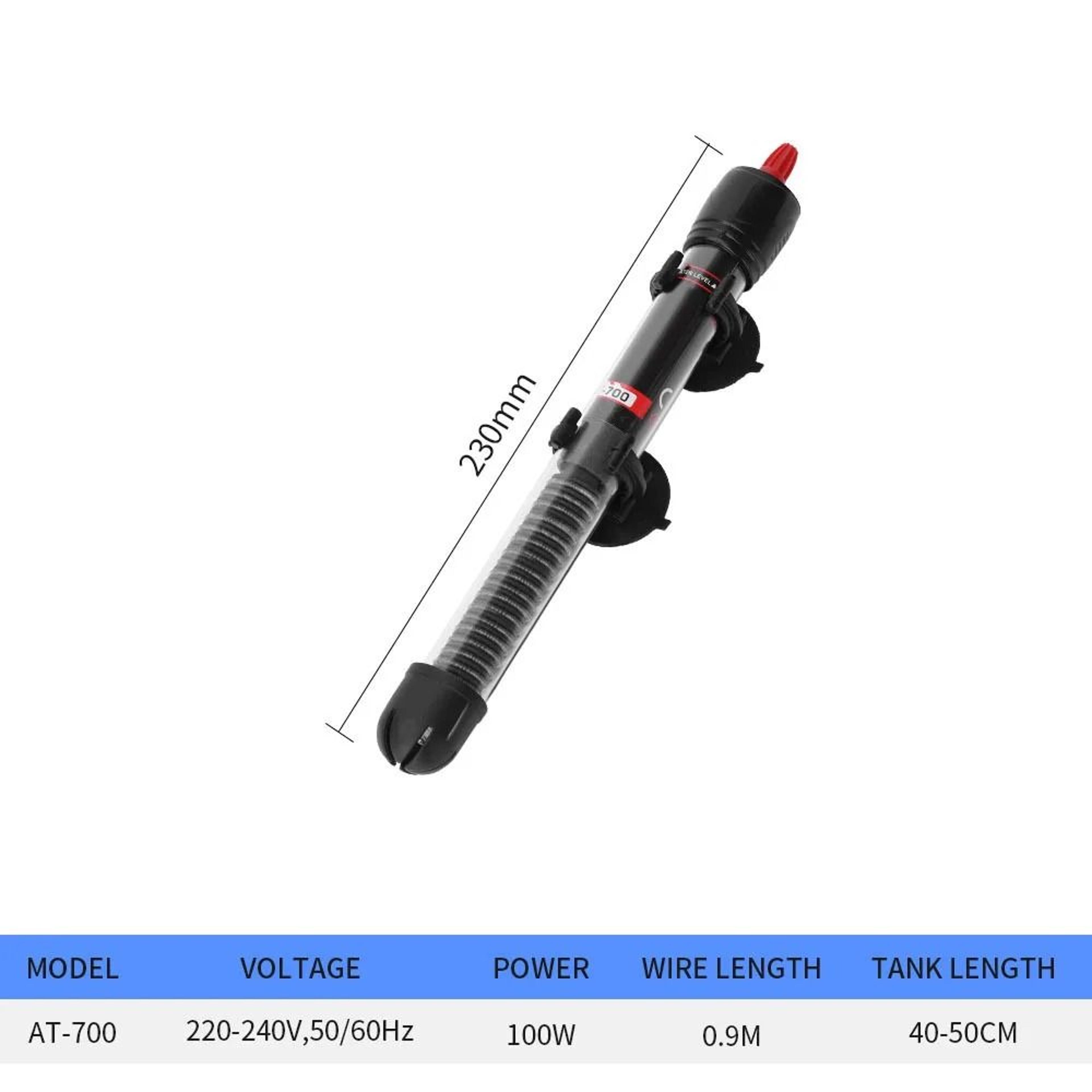 25W300W Aquarium Heating Rod Adjustable Sensitive Automatic Thermostat Heater For Fish Tanks 9