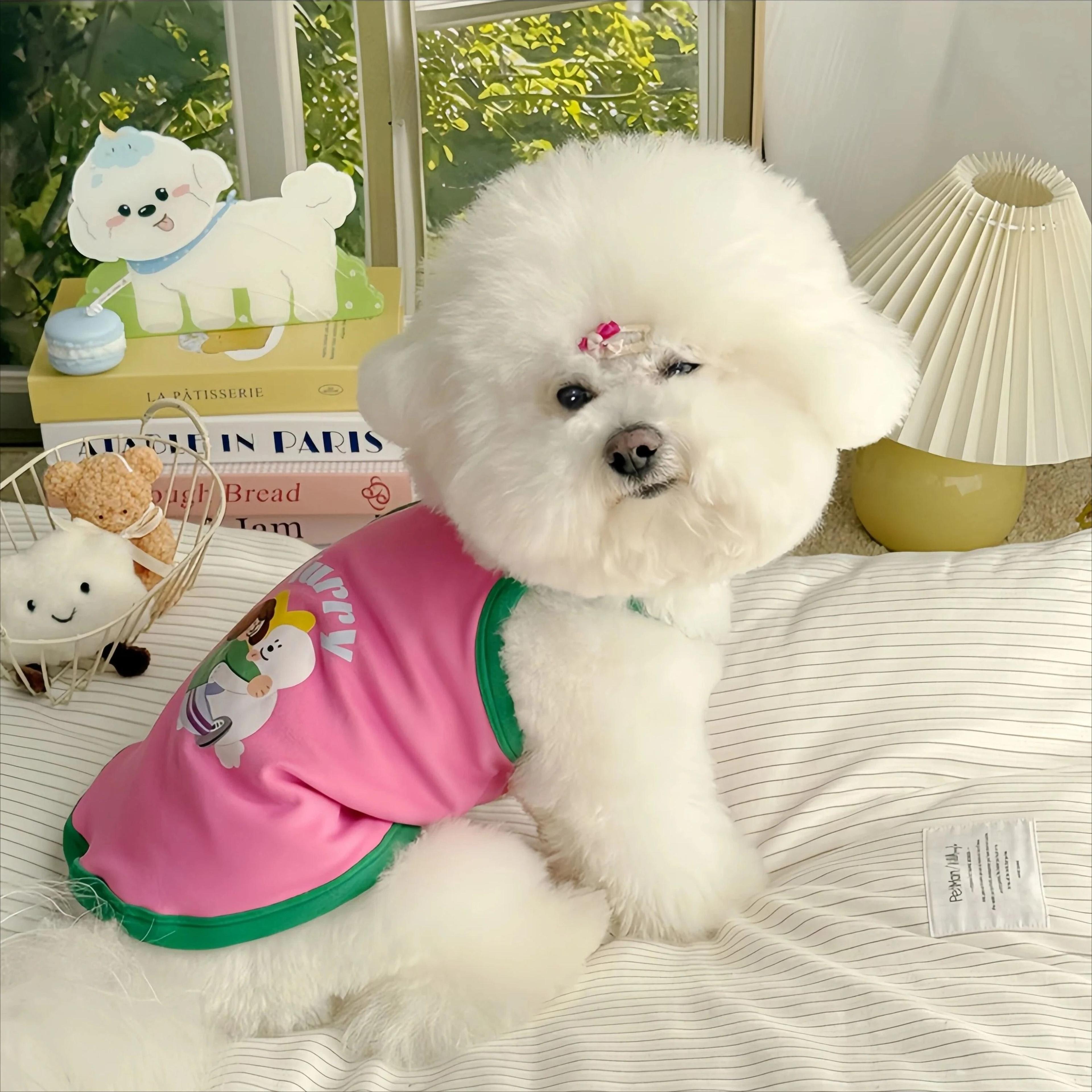 Summer Pet Dog Cooling Slip Dress Vest Breathable Princess Skirt Apparel For Small Dogs Cats 3