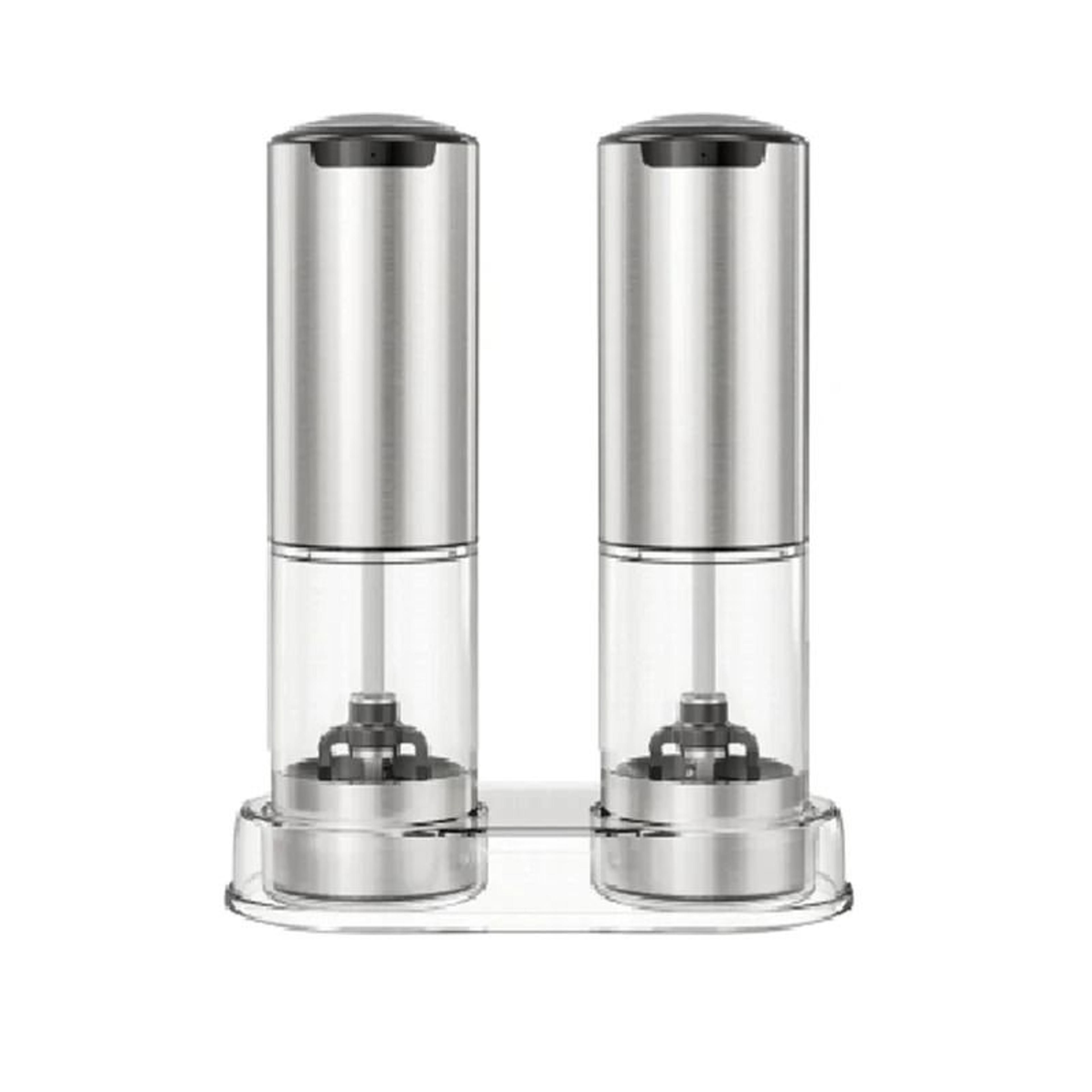 Automatic Electric Salt And Pepper Grinder USB Rechargeable Adjustable Coarseness Spice Mill 9
