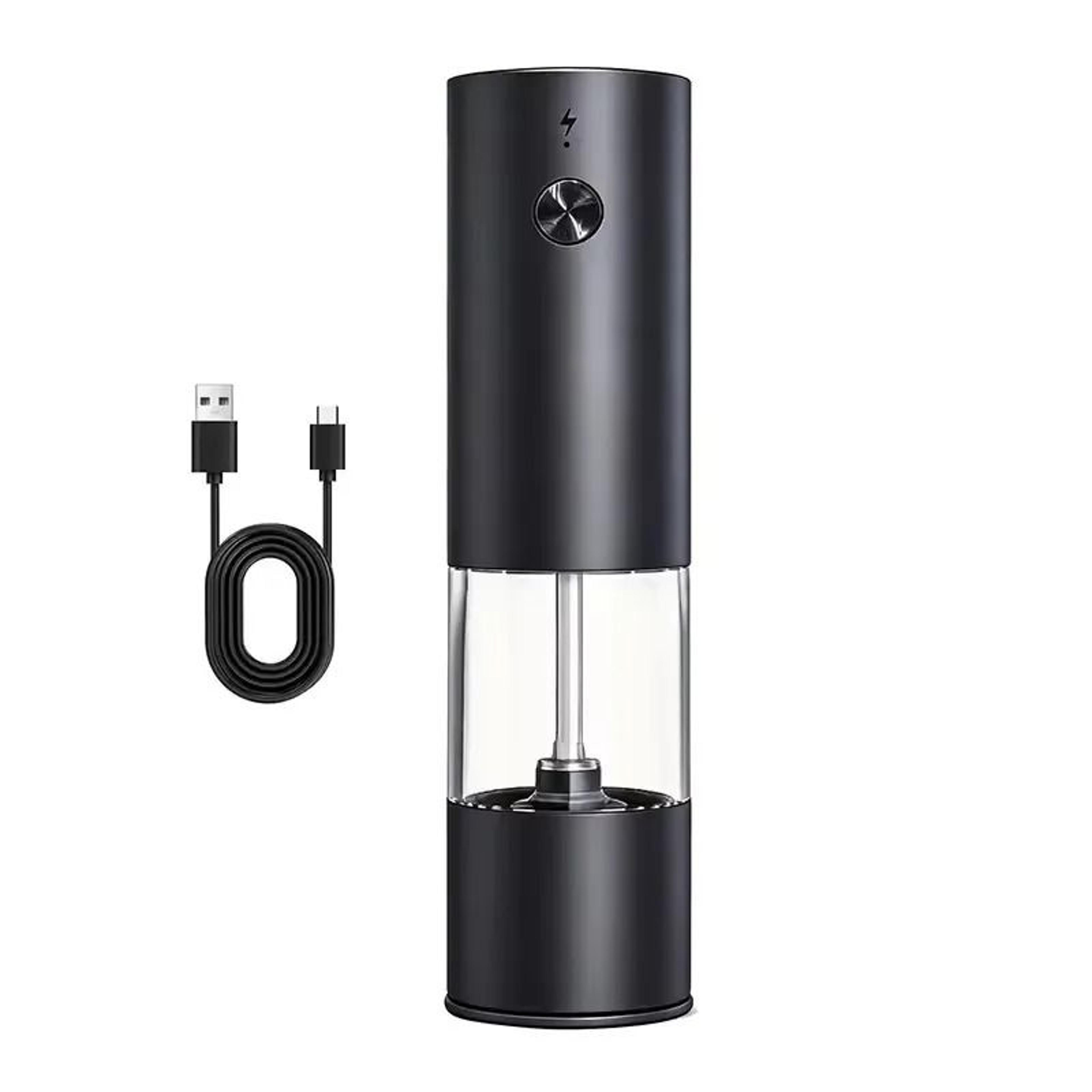 Automatic Electric Spice Mill Set Cordless Salt And Pepper Grinder With LED Light 6