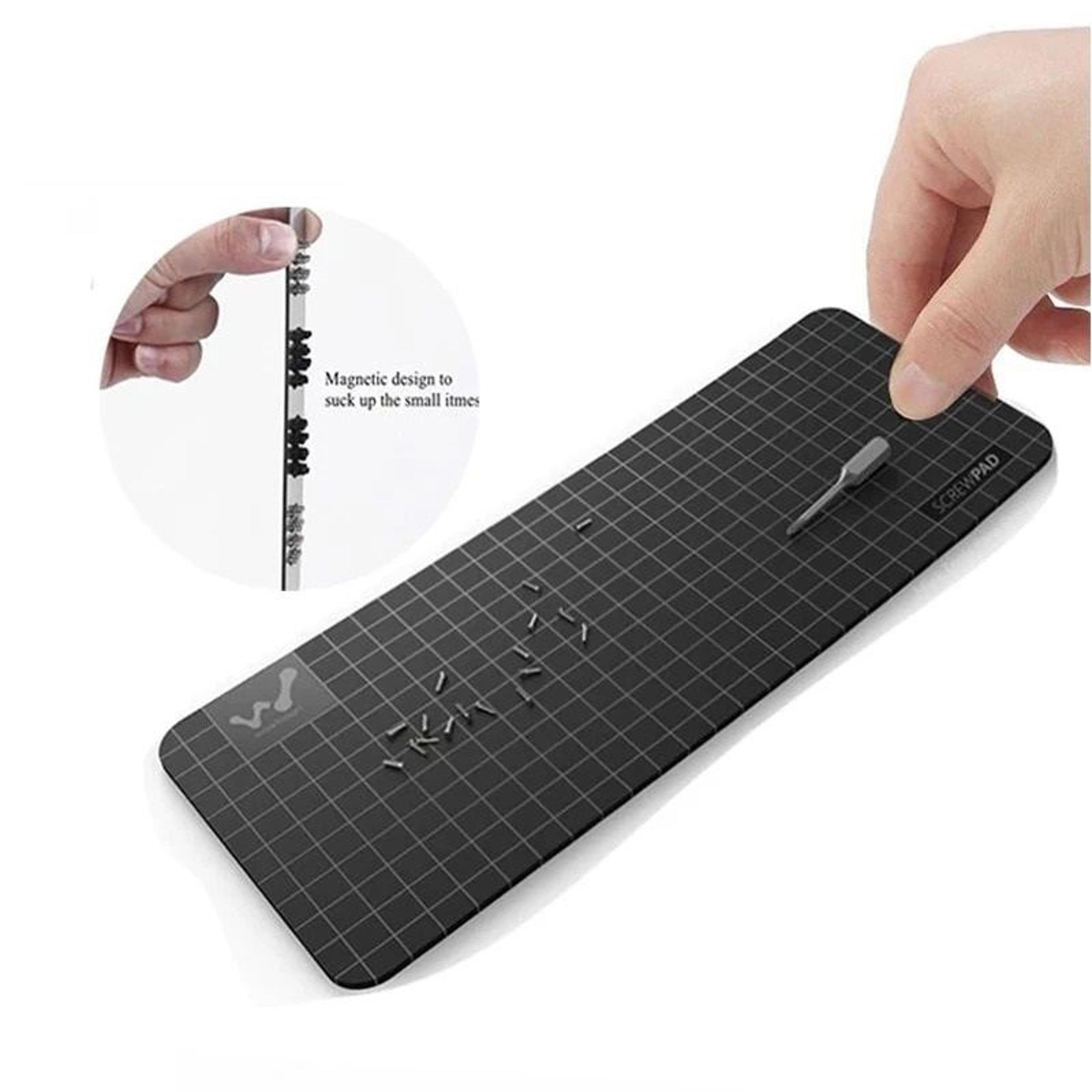 magnetic screw positioning mat desk repair organizer plate for precision electric screwdriver bits