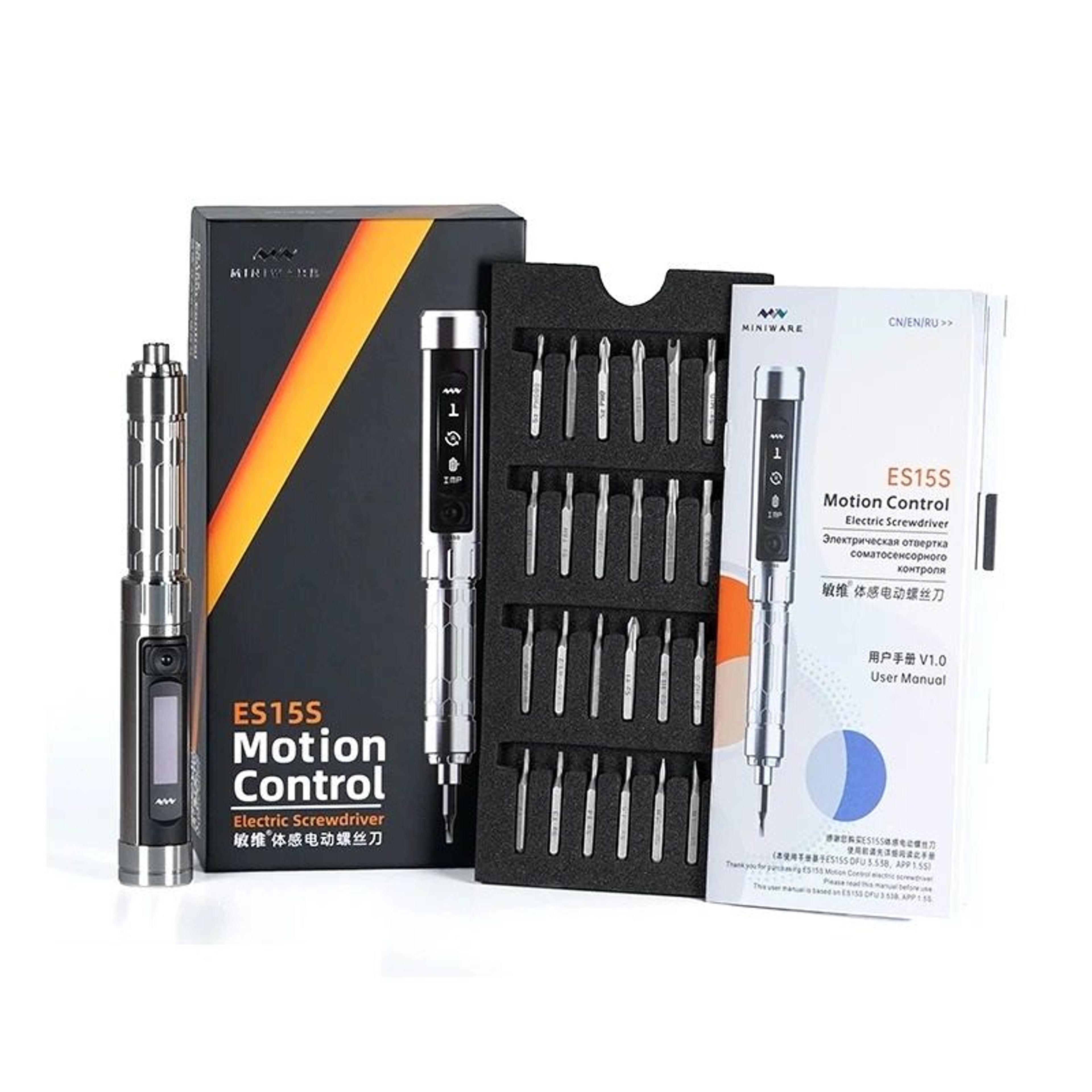 intelligent motion control electric screwdriver precision somatosensory cordless driver bit set