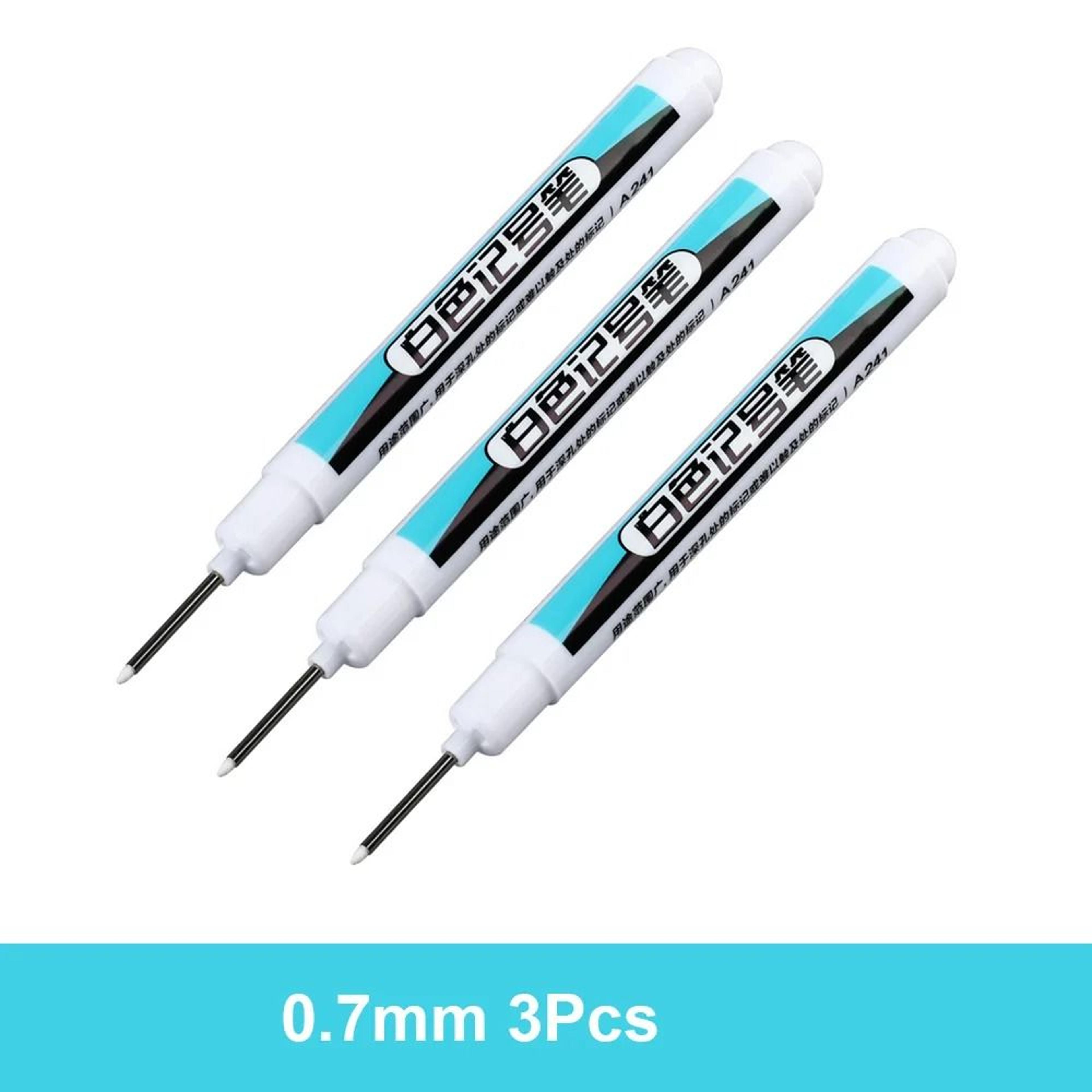 Waterproof White Oily Paint Marker Pen For Glass Metal Tire And Wood Surface Art 5