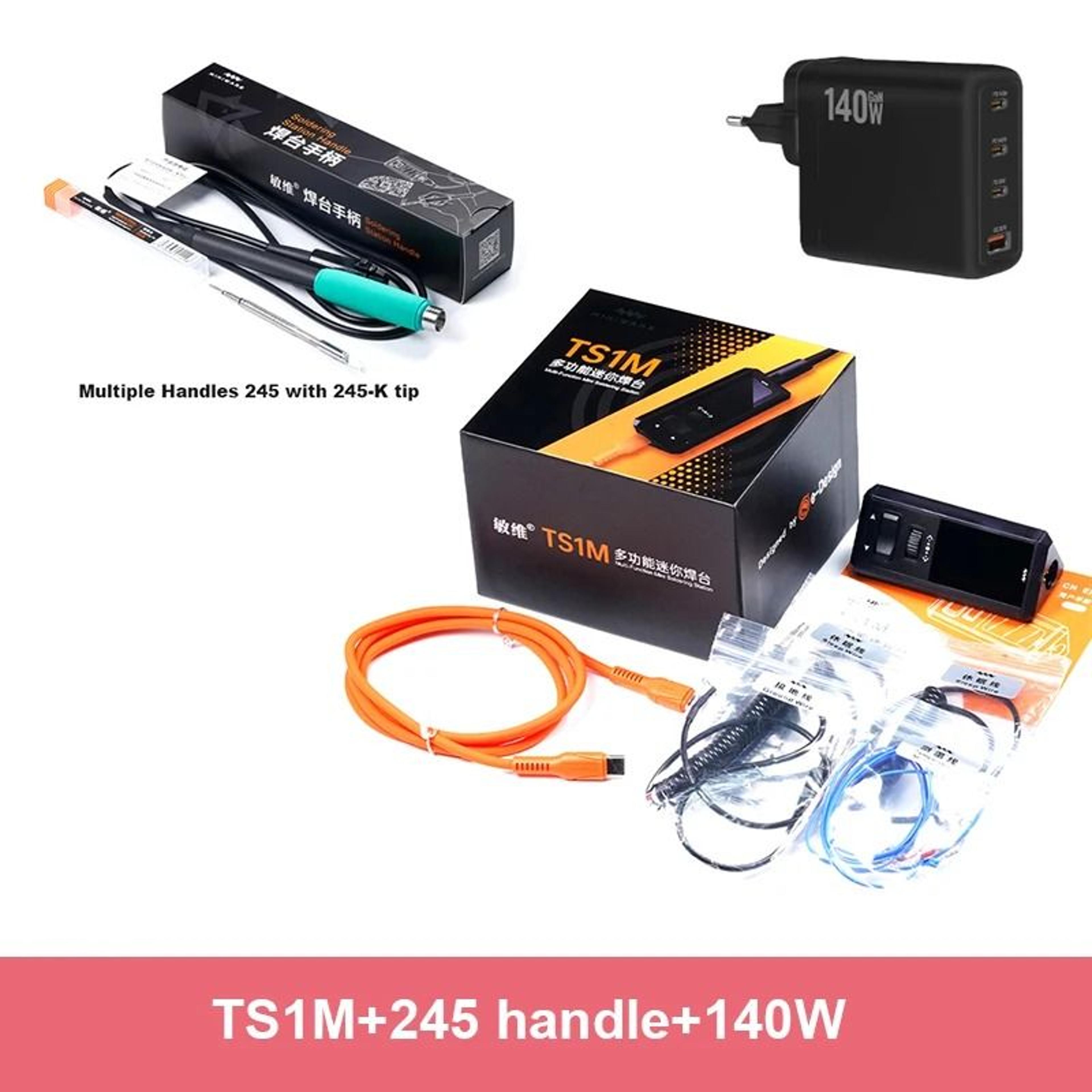 Compact Digital Soldering Station With High Output Power Delivery Support 12