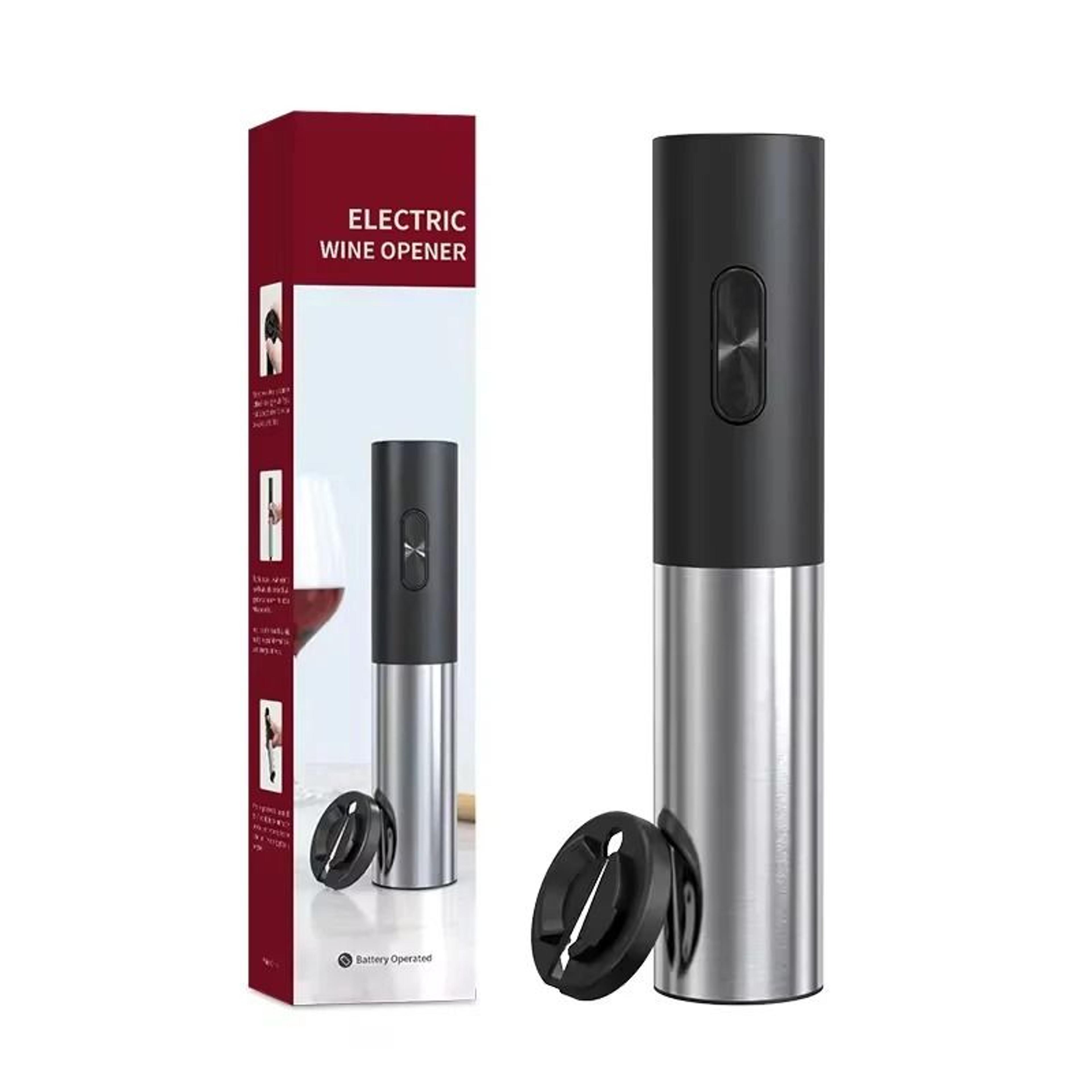 Automatic Electric Bottle Opener Set For Wine Corks And Beer Caps 1