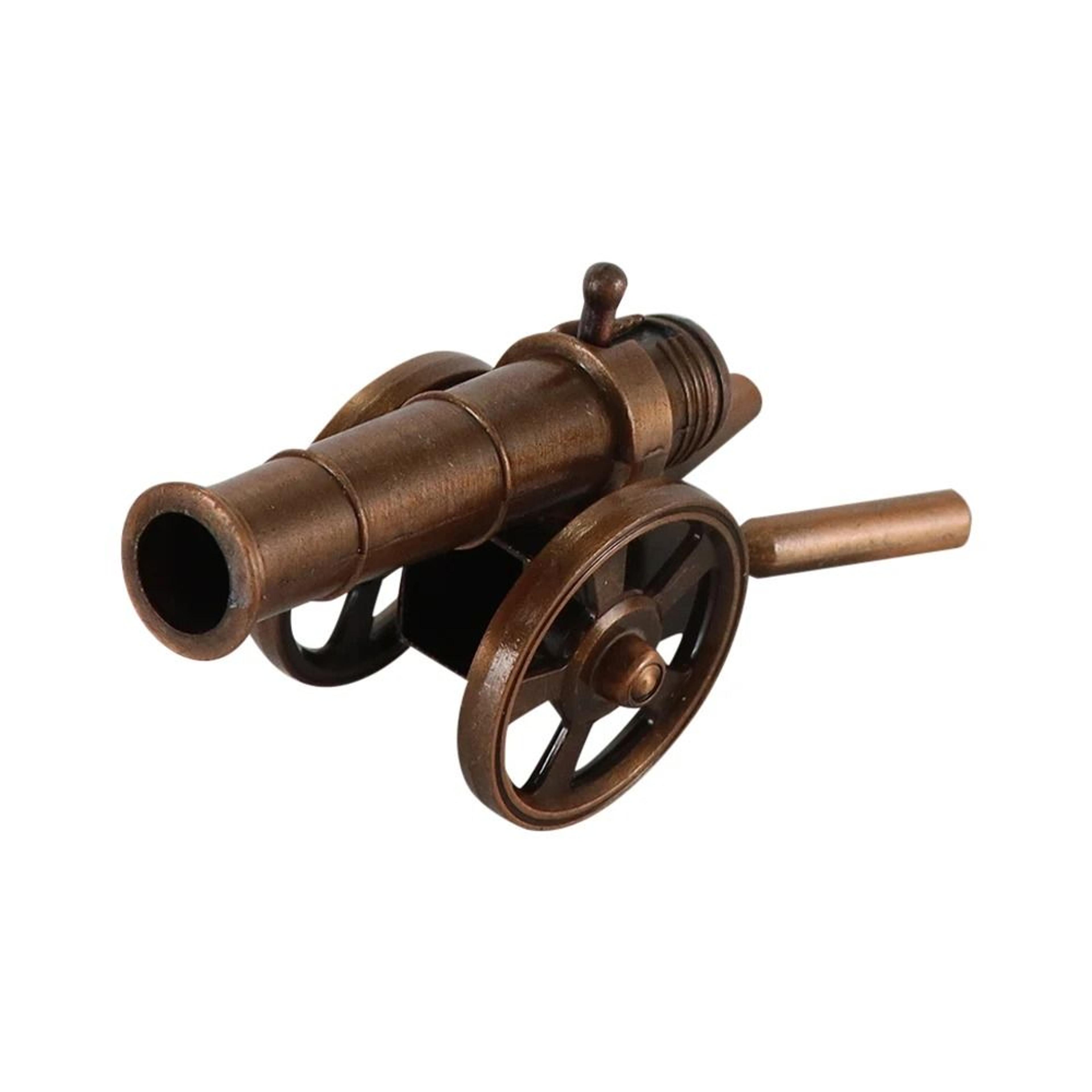 Pure Brass Feng Shui Miniature Cannon Model Luxury Tabletop Feng Shui Statue 1