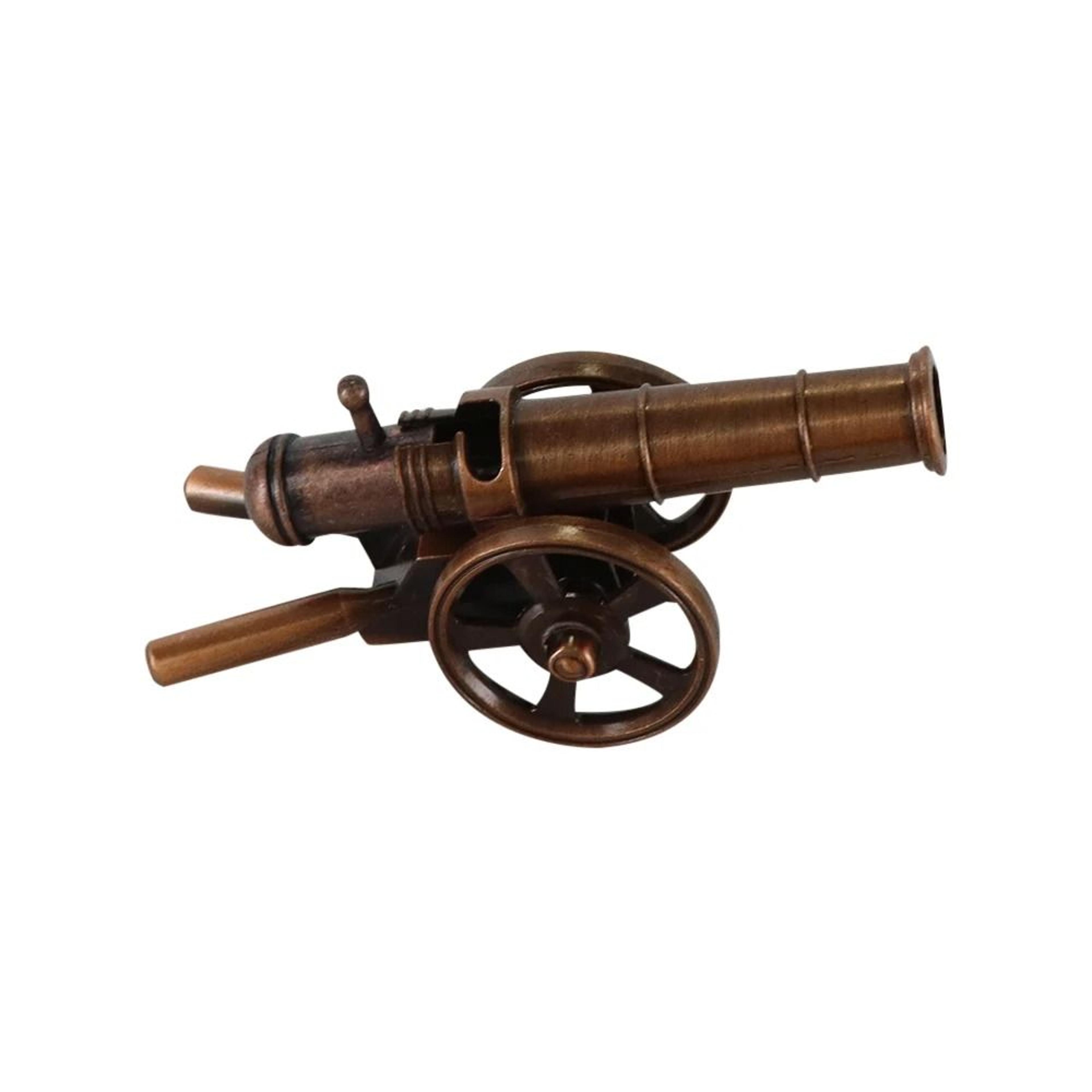 Pure Brass Feng Shui Miniature Cannon Model Luxury Tabletop Feng Shui Statue 5