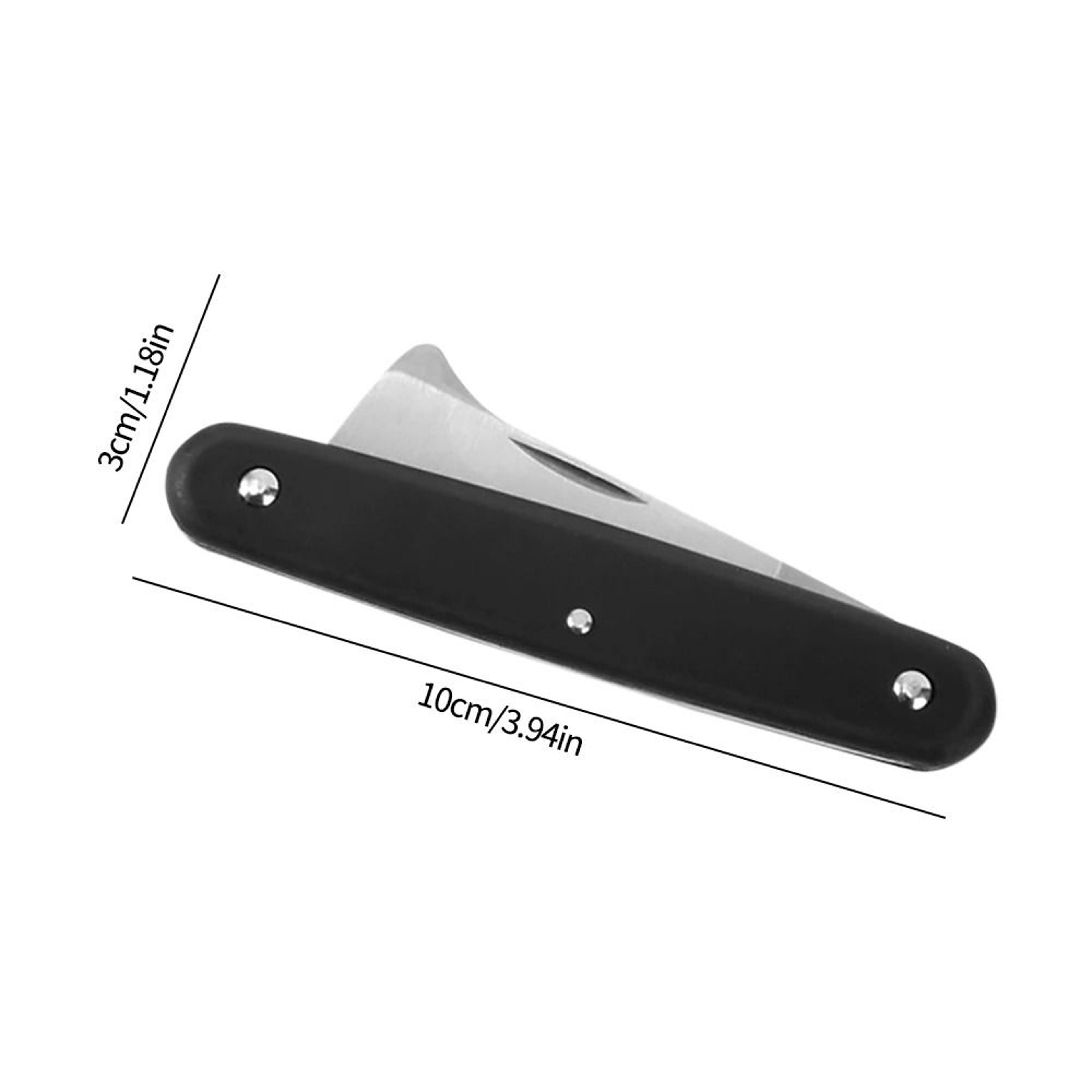 Professional Foldable Stainless Steel Garden Grafting Knife With Wooden Handle 5