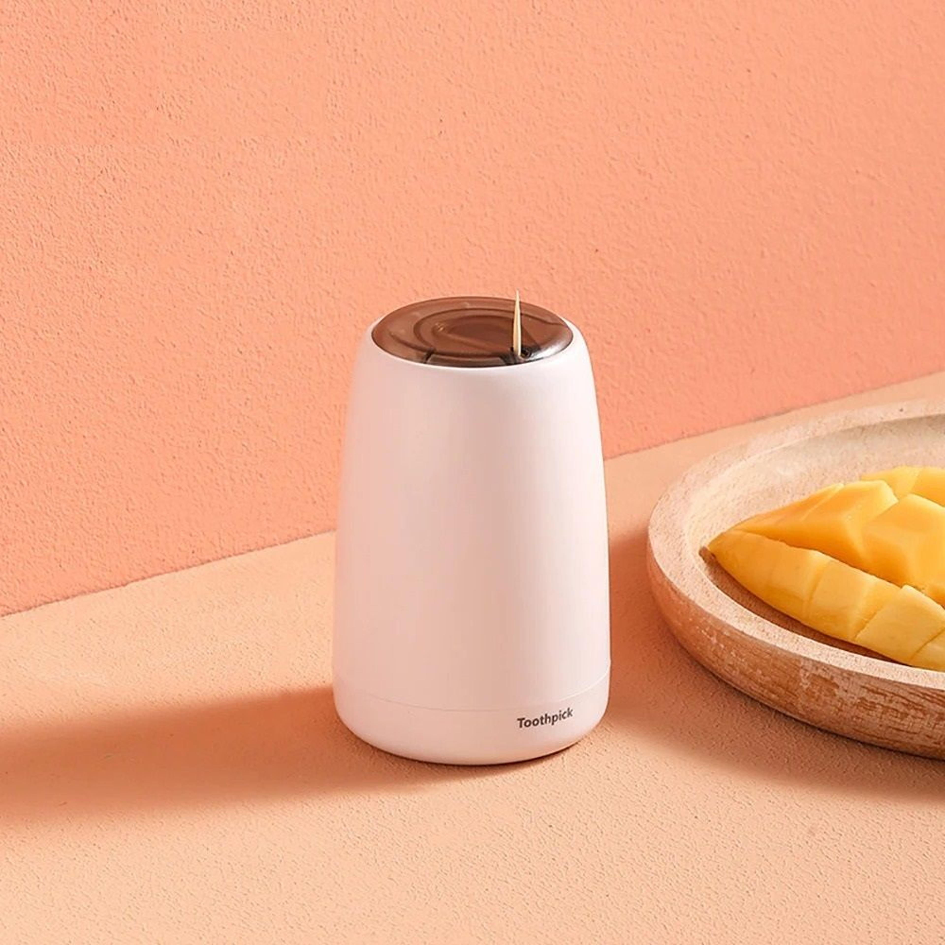 Creative PushType Automatic Toothpick Holder And Hygienic Desktop Storage Container 2
