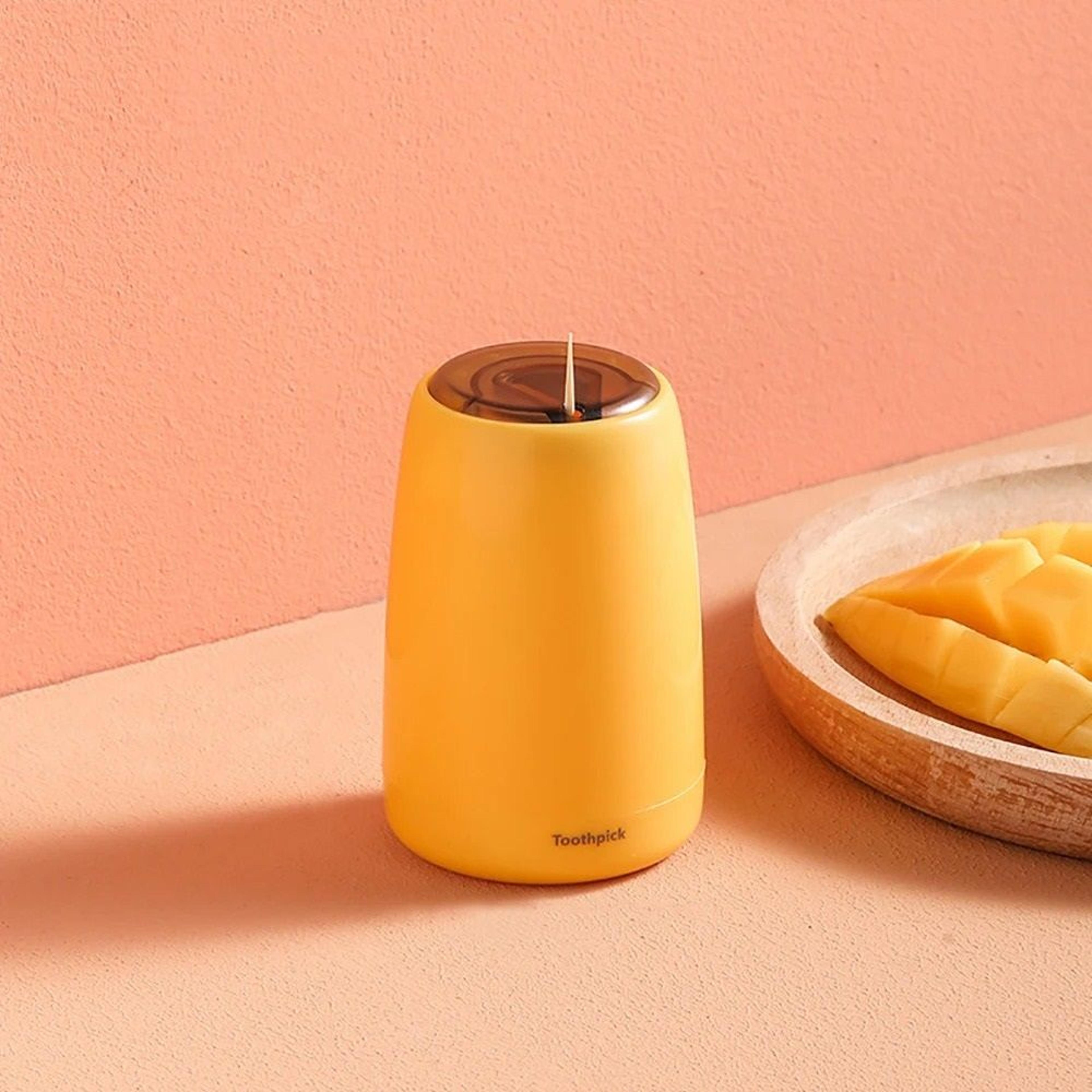 Creative PushType Automatic Toothpick Holder And Hygienic Desktop Storage Container 6