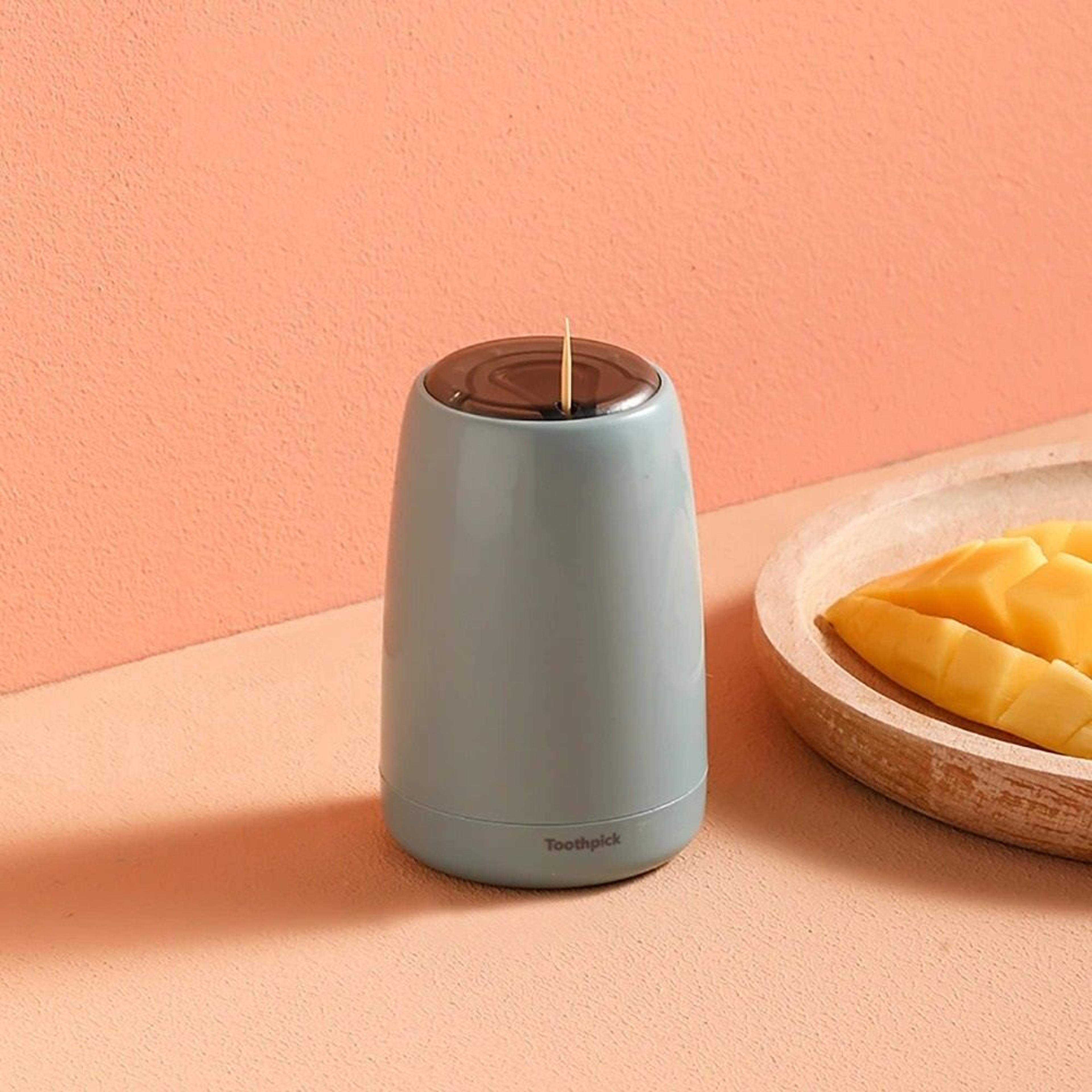 Creative PushType Automatic Toothpick Holder And Hygienic Desktop Storage Container 3