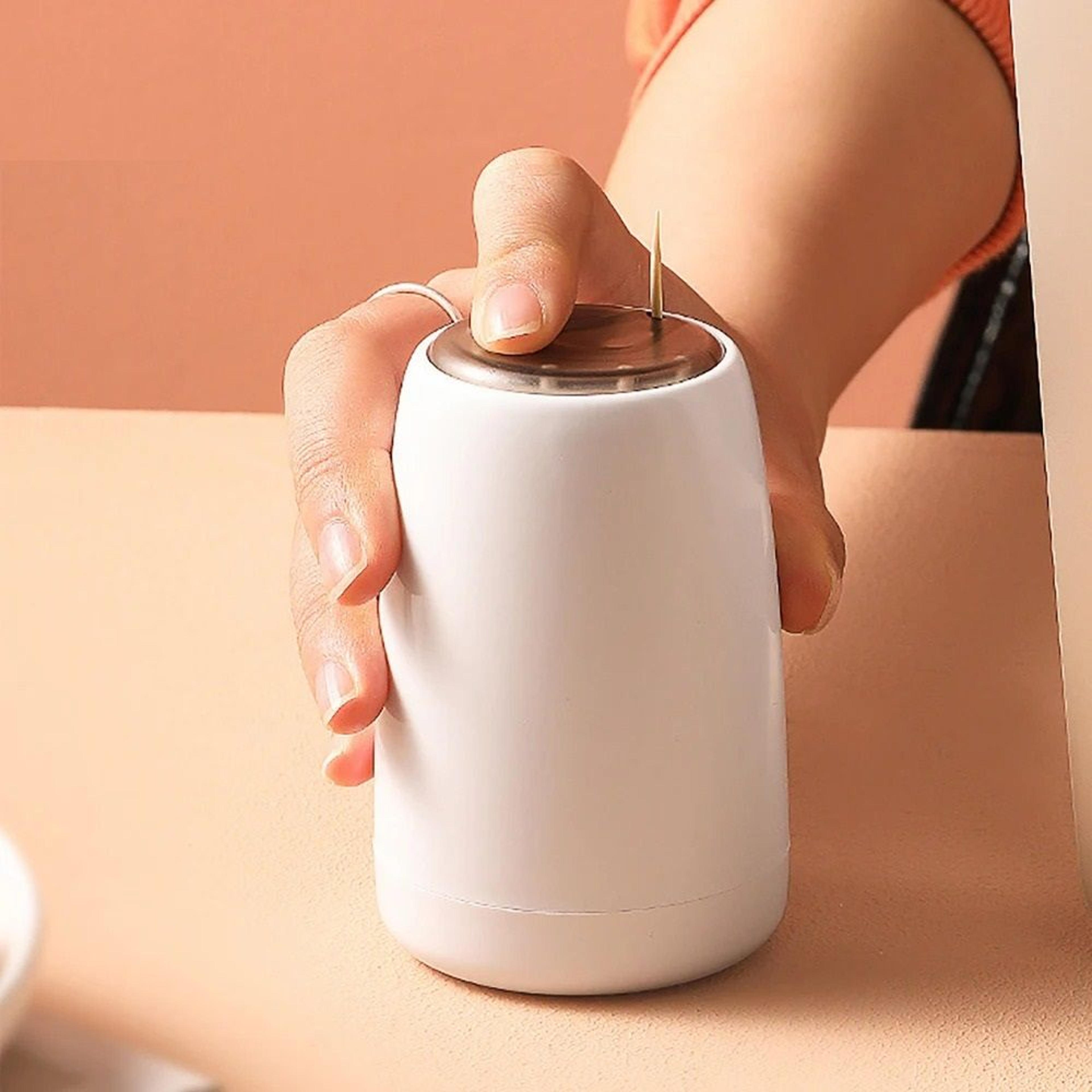 Creative PushType Automatic Toothpick Holder And Hygienic Desktop Storage Container 5