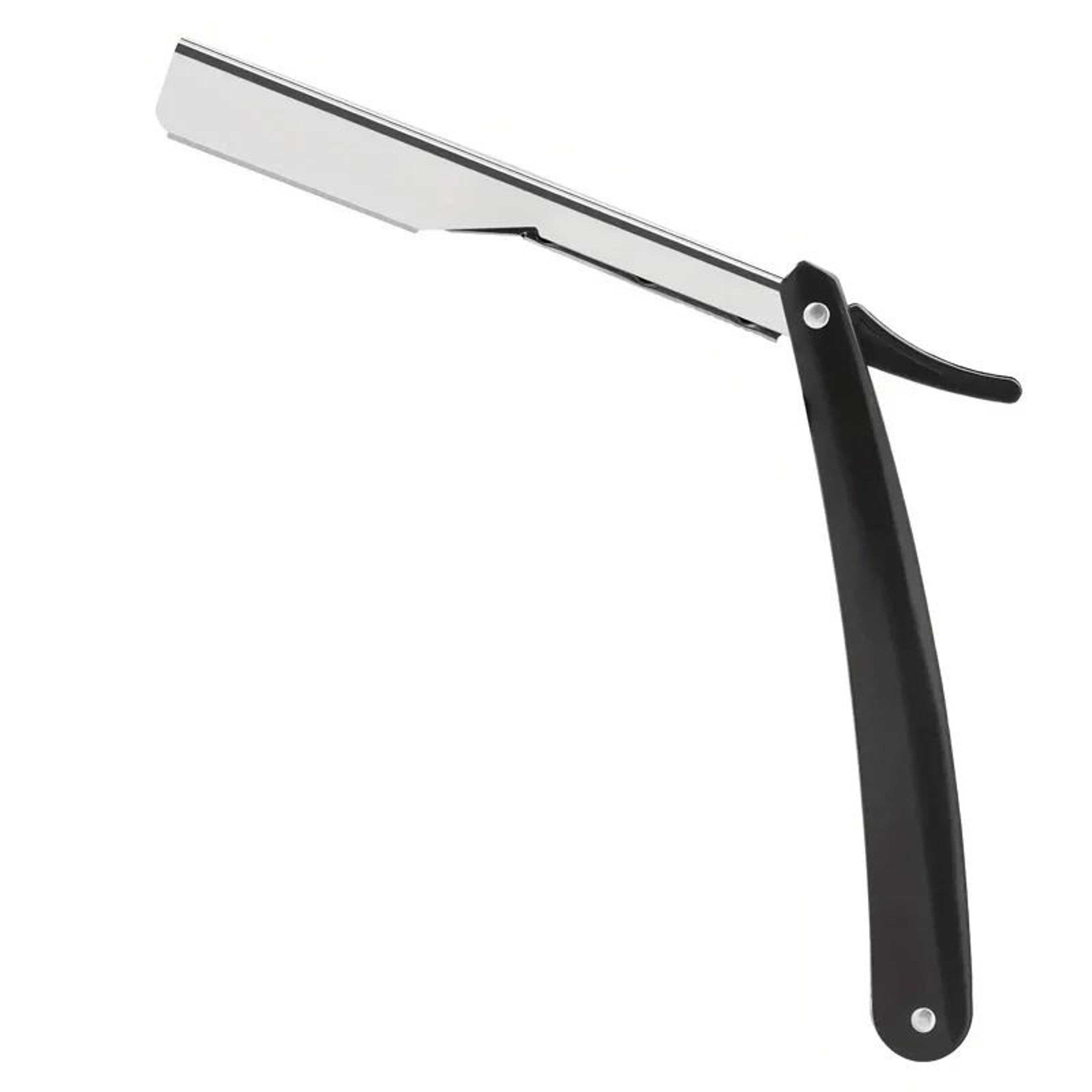 Professional Stainless Steel Folding Barber Razor Set With Replacement Blades 5