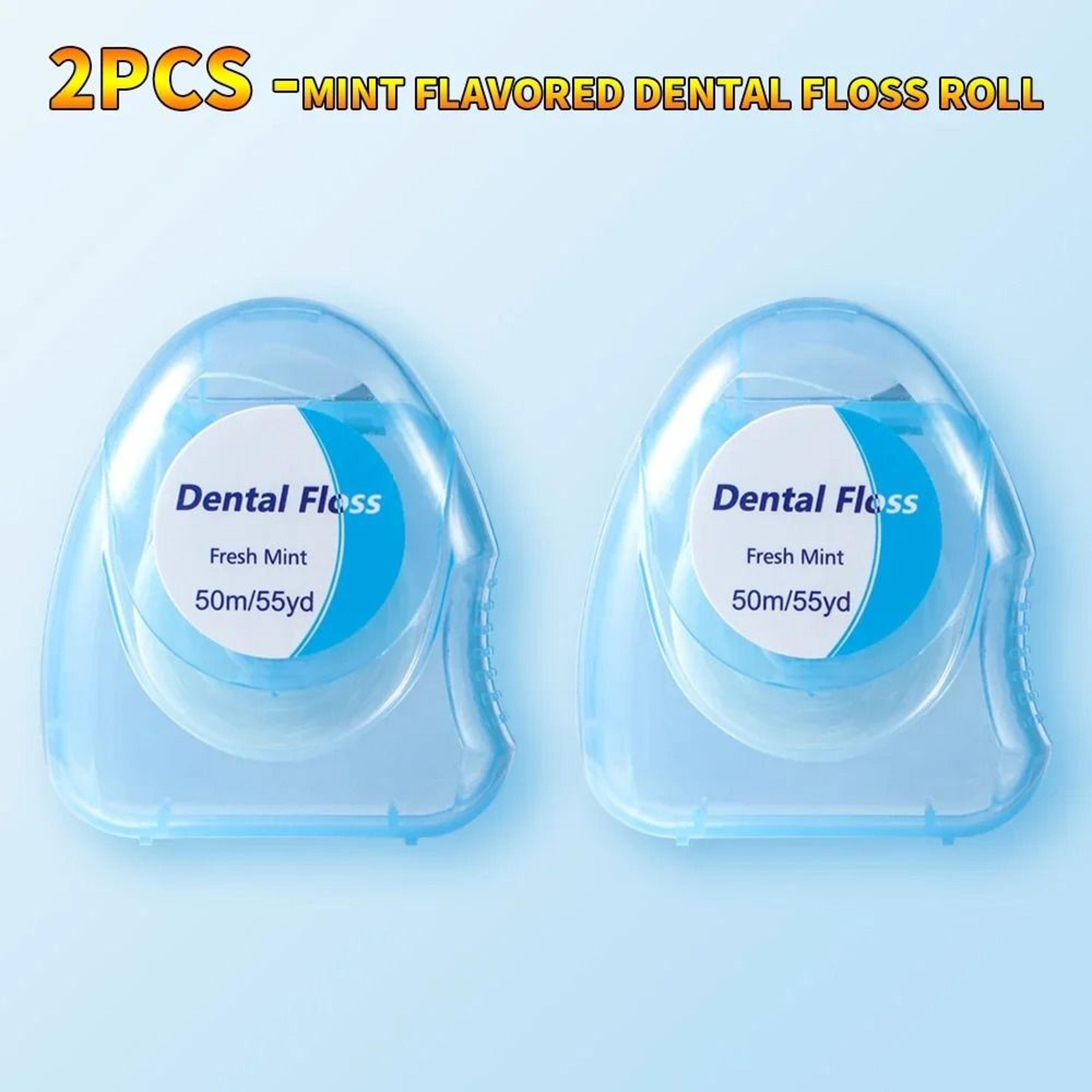 Mint Flavored Dental Floss Pick Set And Interdental Toothpick Cleaners 6