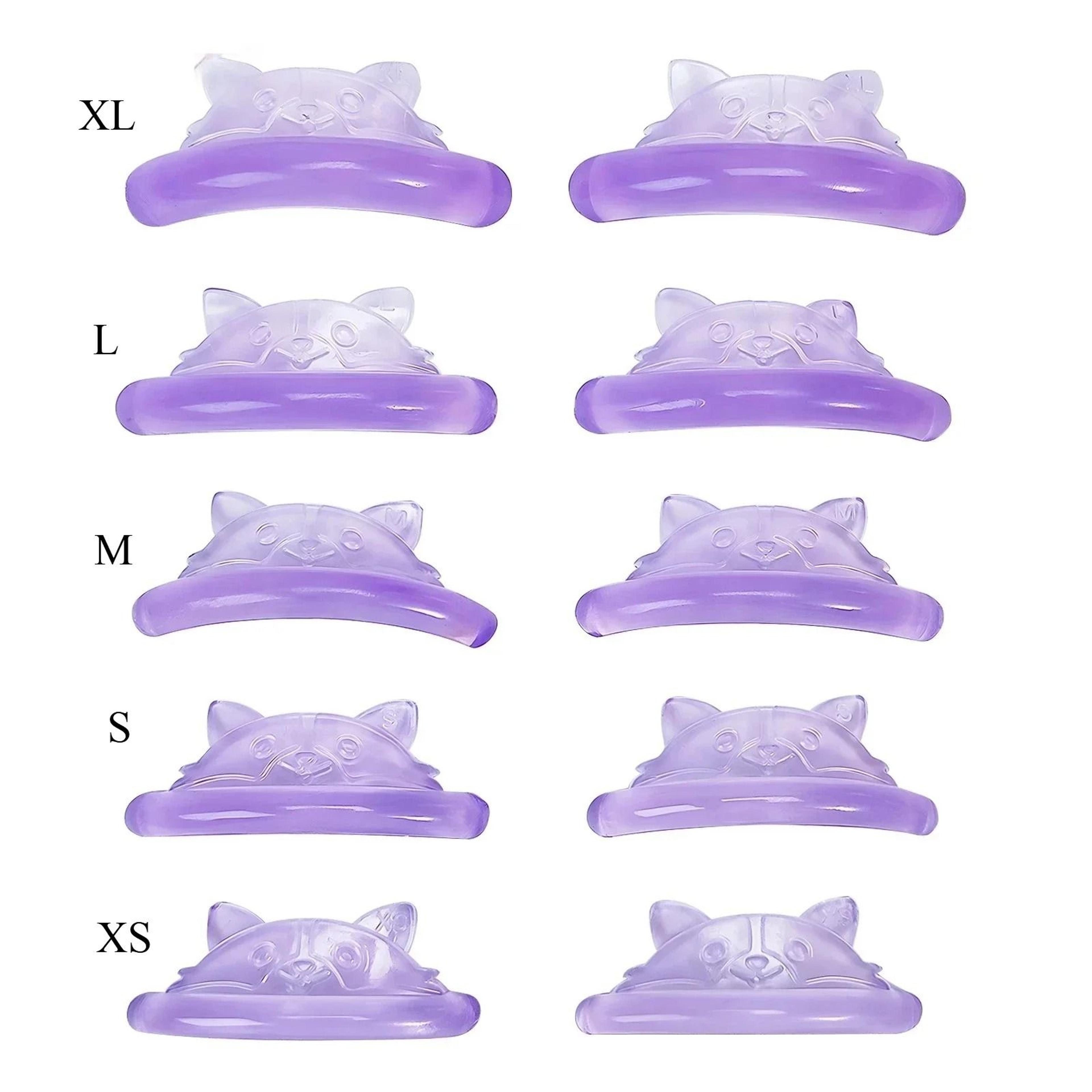 5 Pairs Fox Eye Shape Silicone Lash Lifting Rods For Eyelash Perming And Extension 7