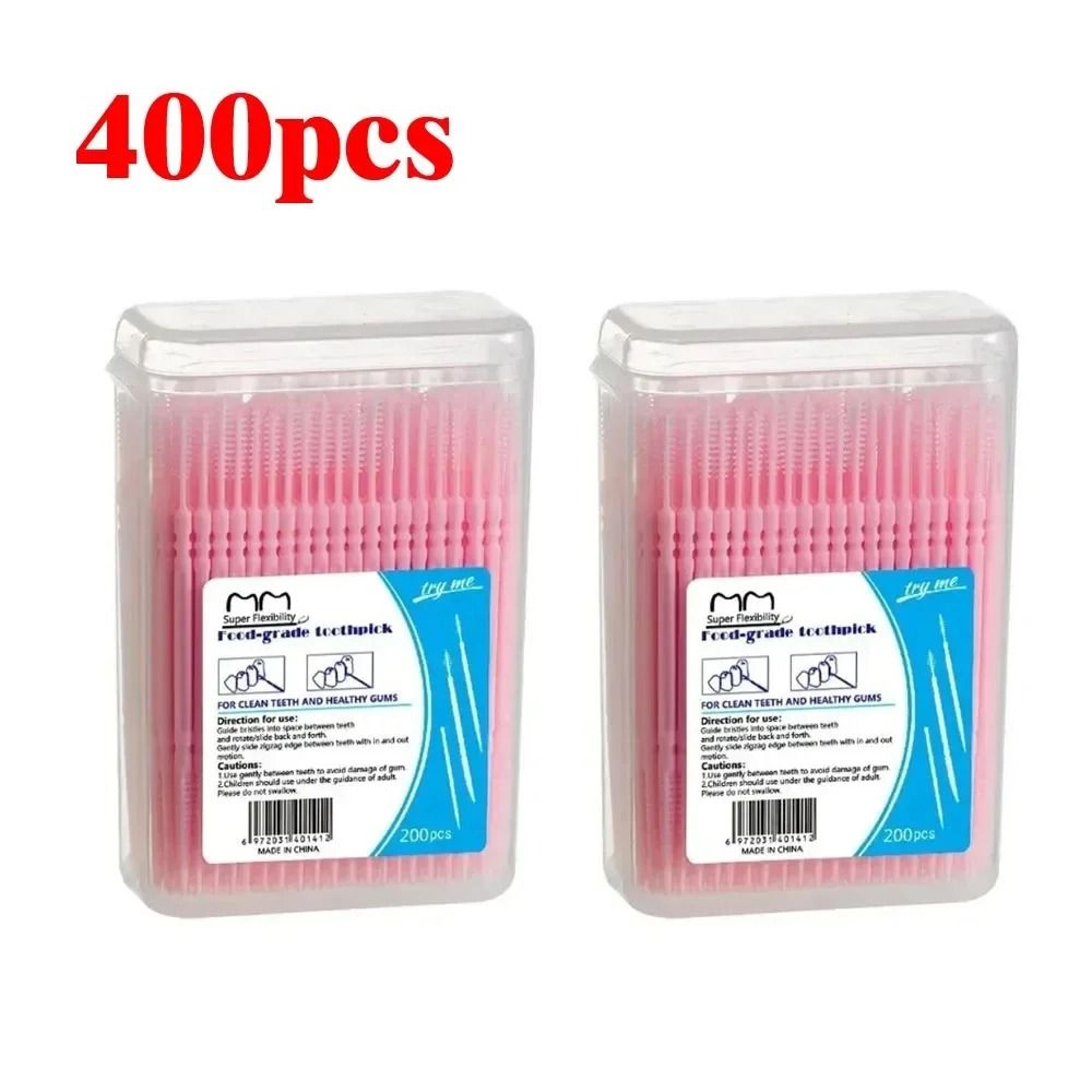200 Piece DoubleHeaded Fine Precision Disposable Toothpicks And Creative Fruit Picks Set With Porta 10