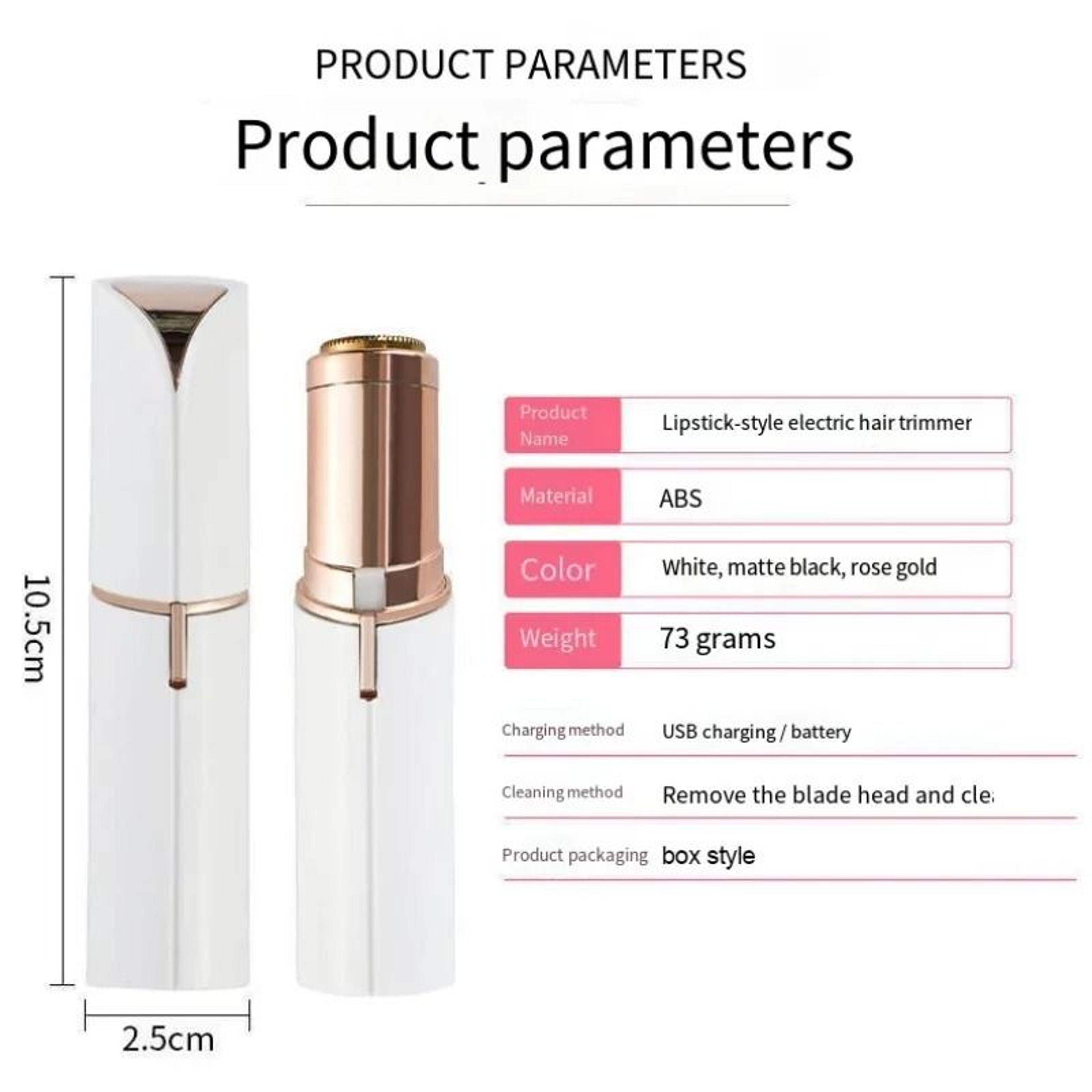 Mini Portable Electric Facial Hair Remover And Precision Epilator For Lip Chin And Peach Fuzz 2