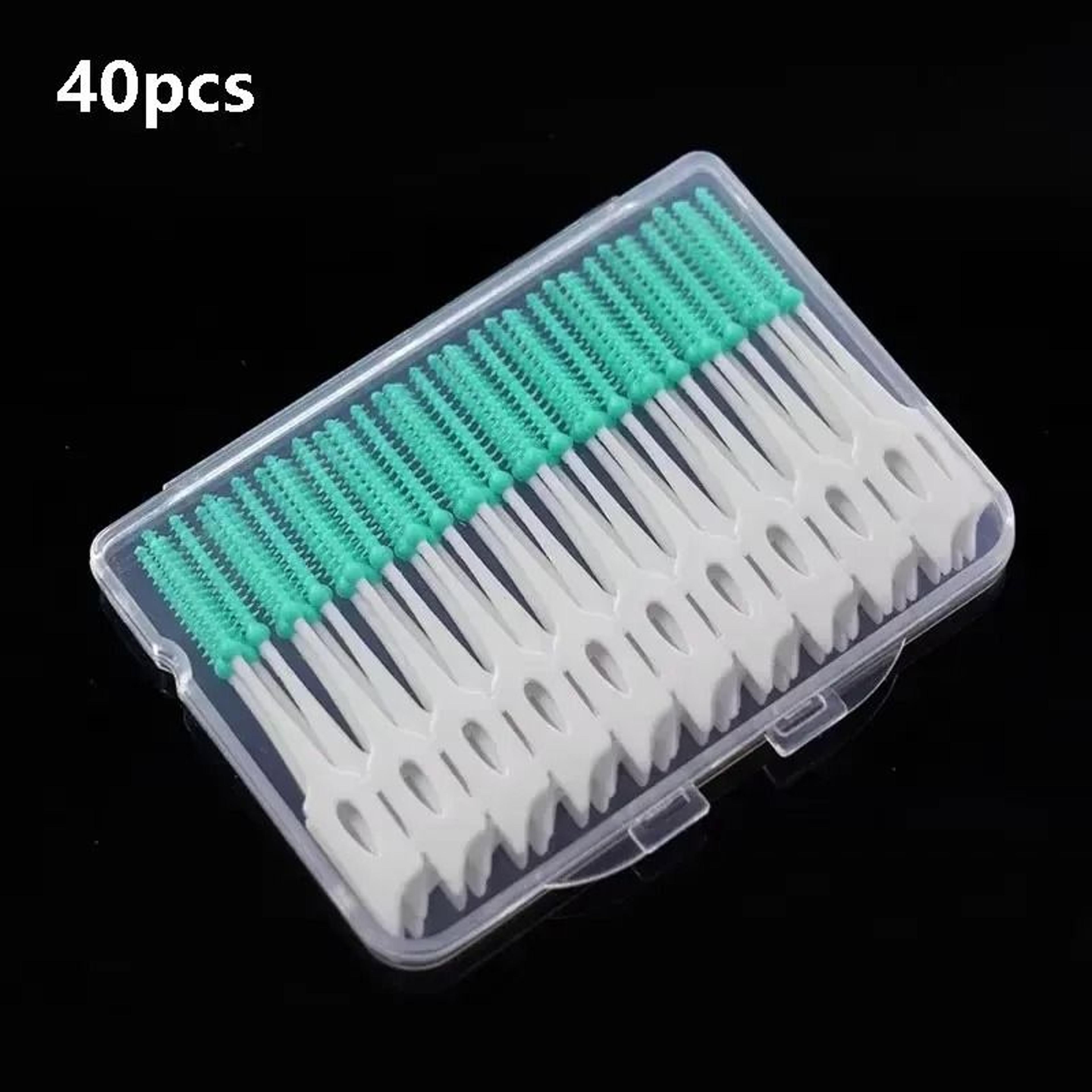 Gentle Rubber Toothpicks And Silicone Interdental Floss Brushes Set For Precision Dental Care 6